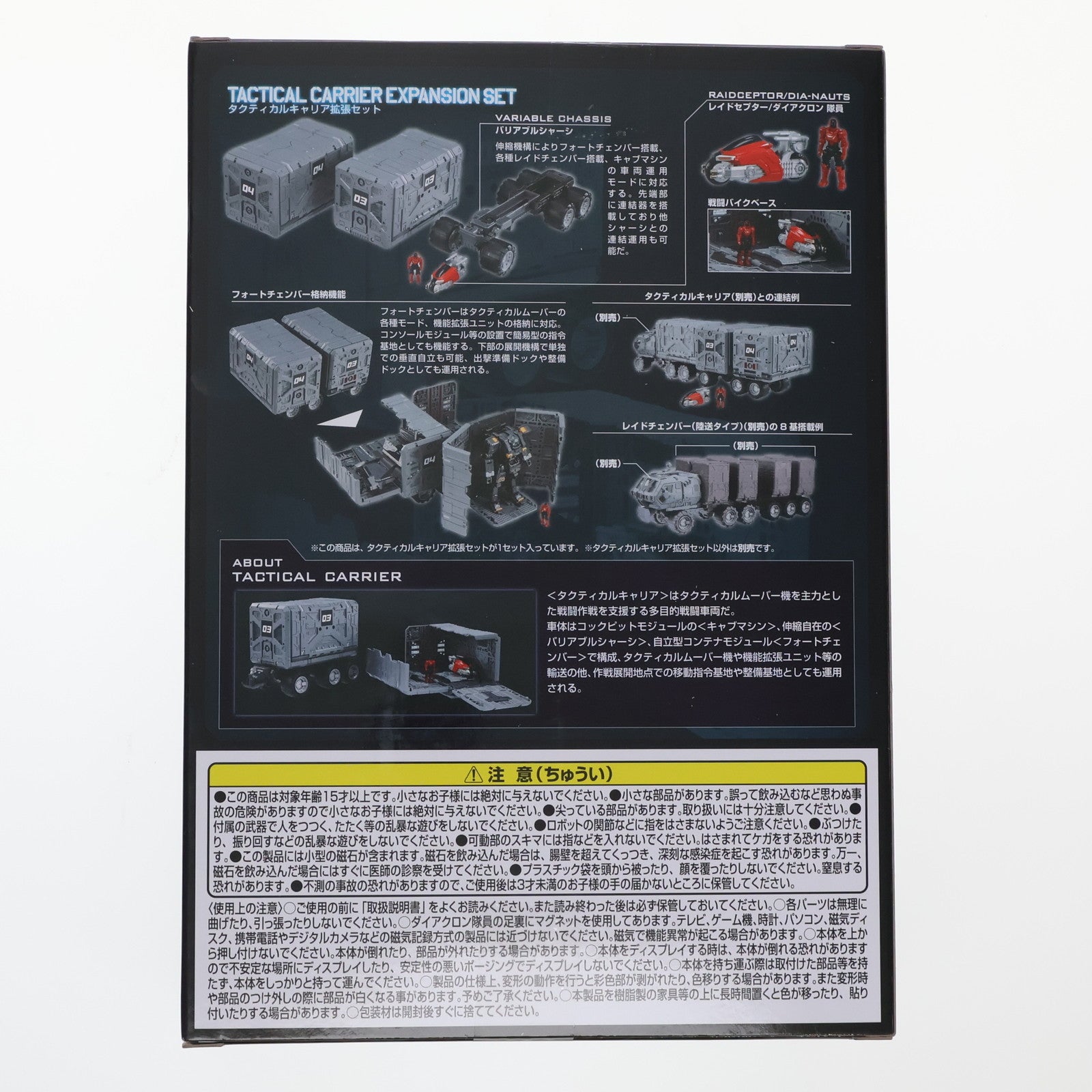 【中古即納】[TOY] ダイアクロン タクティカルキャリア拡張セット 完成トイ タカラトミー(20221126)