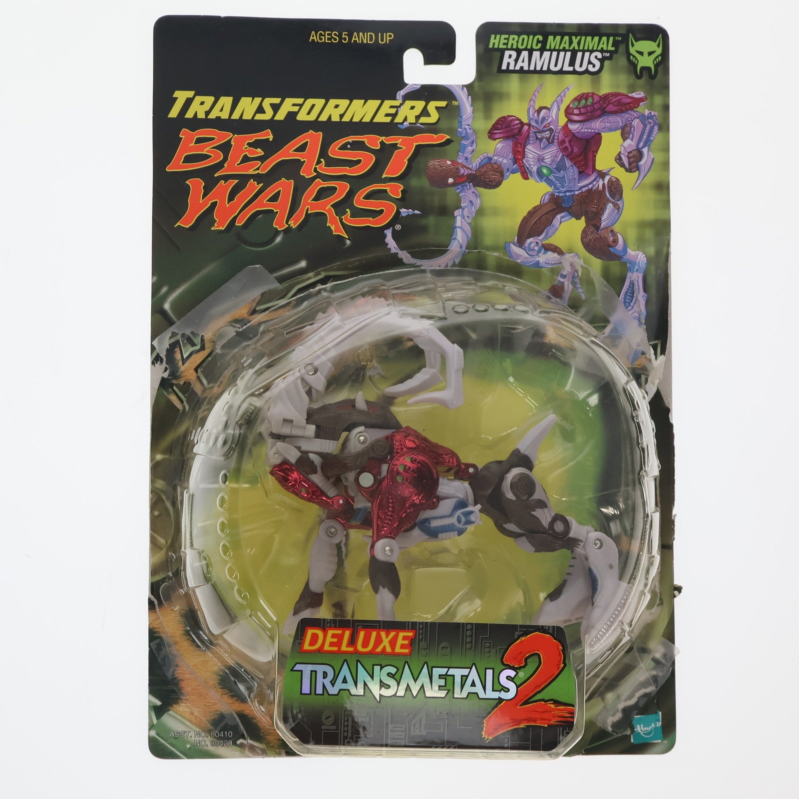 【中古即納】[TOY] トランスフォーマー ビーストウォーズ トランスメタルス2 RAMULUS(ラムラス) ビーストウォーズメタルス 超生命体トランスフォーマー 完成トイ(80428) ハズブロ(19991231)
