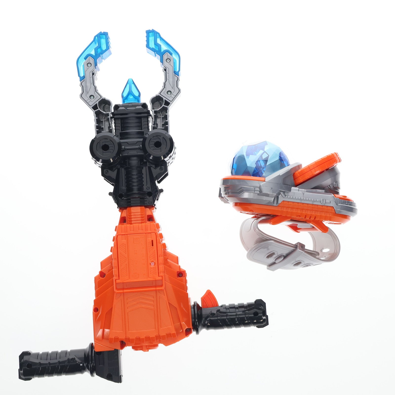 【中古即納】[TOY] キラメイシルバー完全なりきりセット DXシャイニーキラメイチェンジャー&シャイニーブレイカー 魔進戦隊キラメイジャー 完成トイ バンダイ(20200606)