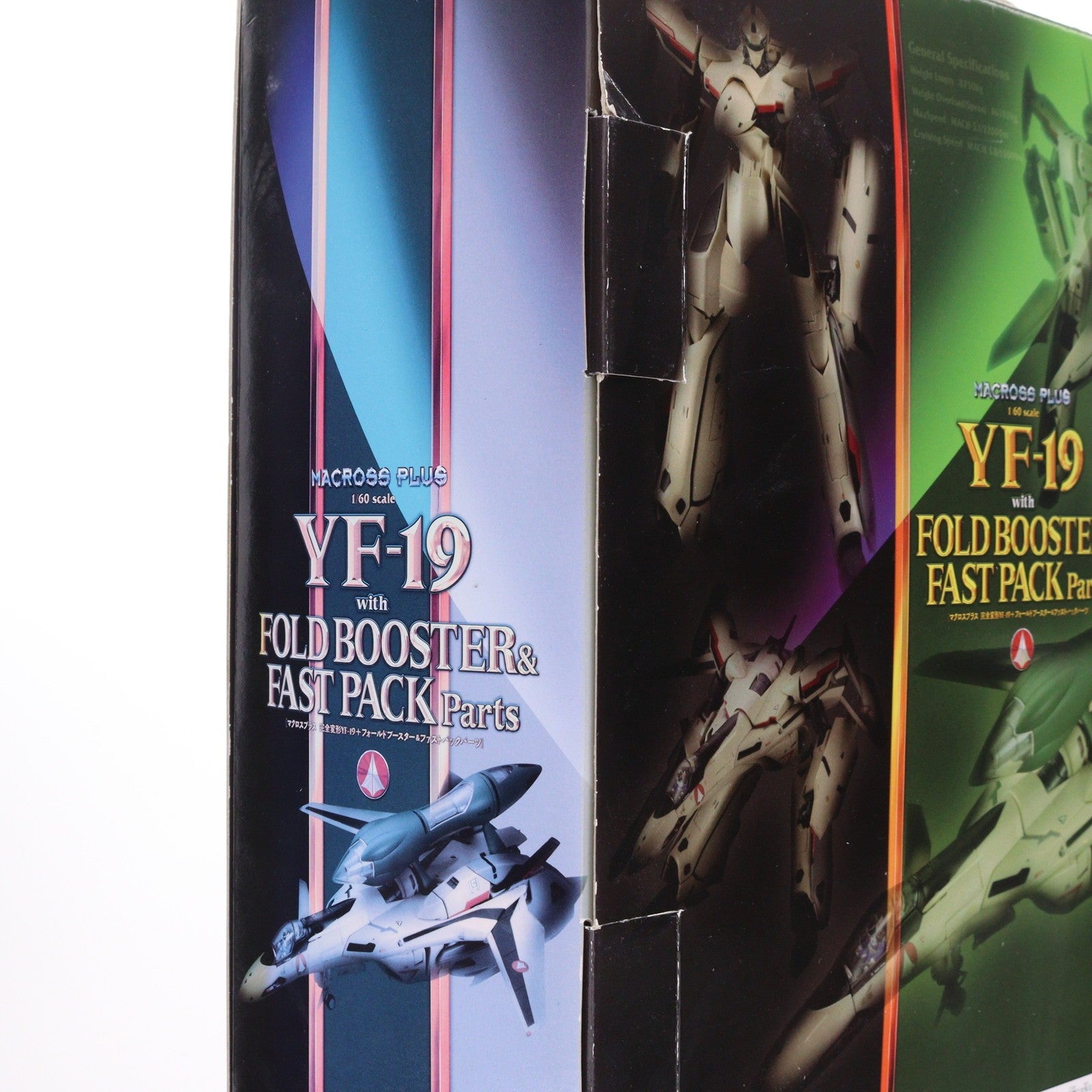 【中古即納】[TOY] 完全変形 1/60 YF-19 w/フォールドブースター&ファストパック マクロスプラス 完成トイ YAMATO(やまと)(20070630)