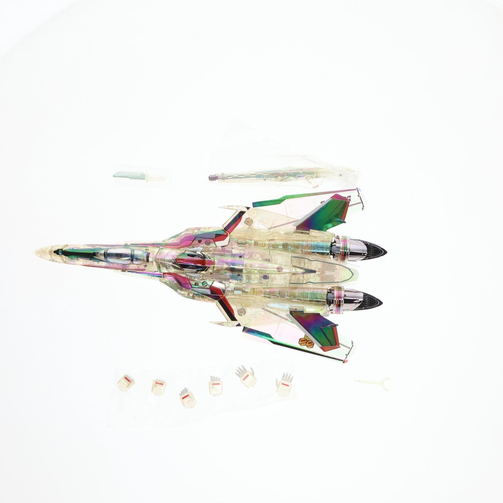 【中古即納】[TOY] 魂ウェブ商店限定 DX超合金 GE-42C VF-25F メサイアバルキリー(フォールドクリアVer.) マクロスF(フロンティア) 完成トイ バンダイ(20090904)