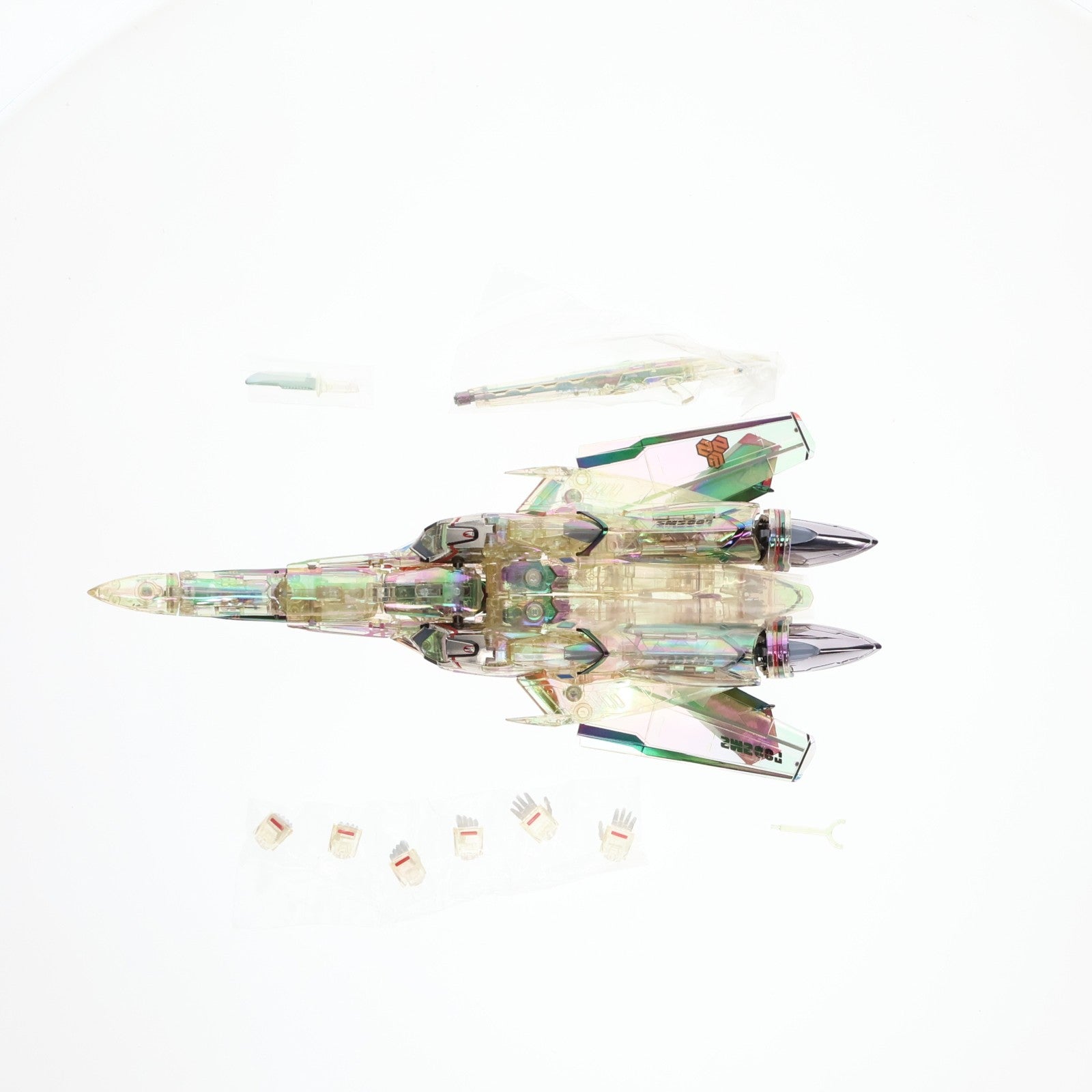 【中古即納】[TOY] 魂ウェブ商店限定 DX超合金 GE-42C VF-25F メサイアバルキリー(フォールドクリアVer.) マクロスF(フロンティア) 完成トイ バンダイ(20090904)
