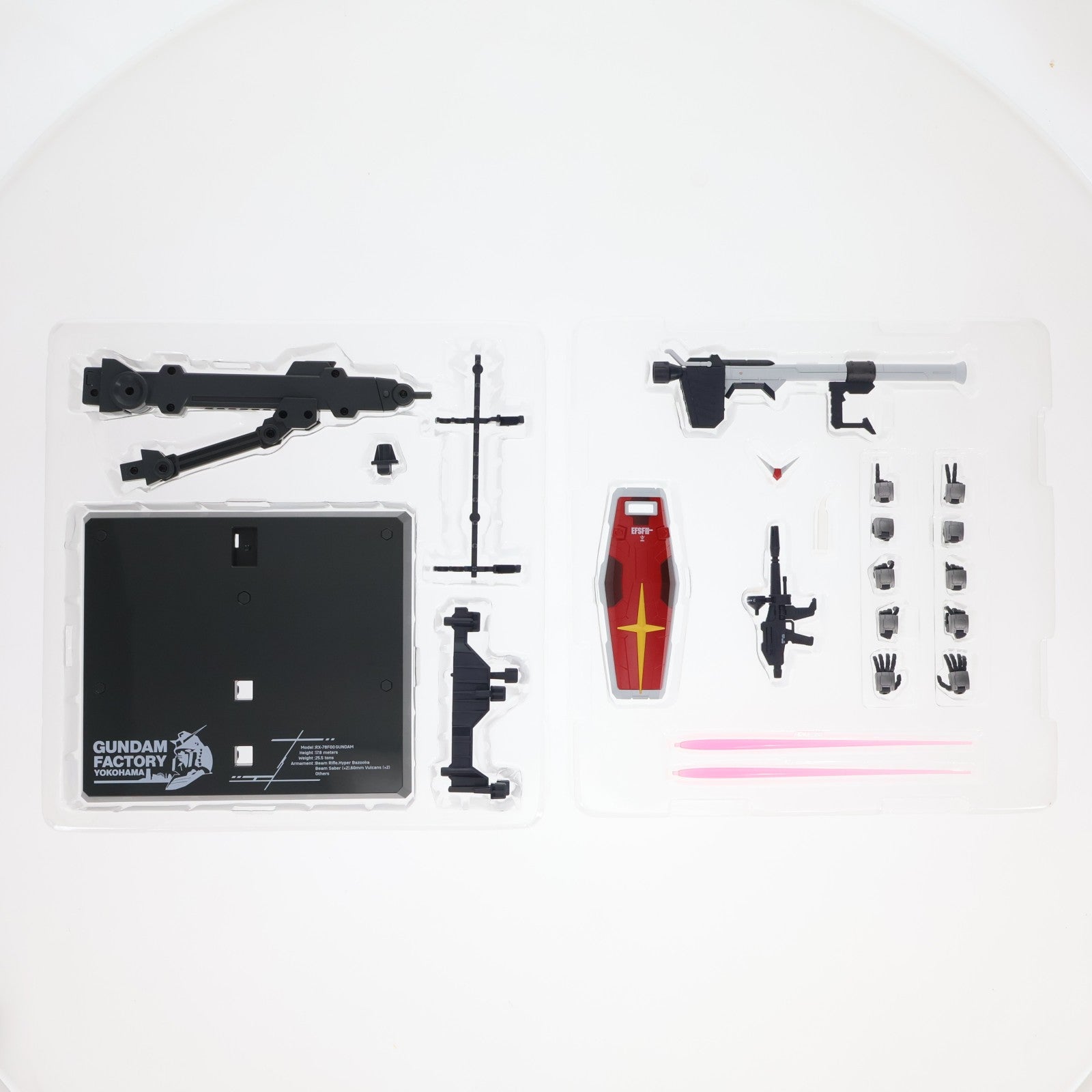 【中古即納】[TOY] 超合金×GUNDAM FACTORY YOKOHAMA RX-78F00 GUNDAM 機動戦士ガンダム 完成トイ GUNDAM FACTORY YOKOHAMA&プレミアムバンダイ限定 バンダイスピリッツ(20201219)