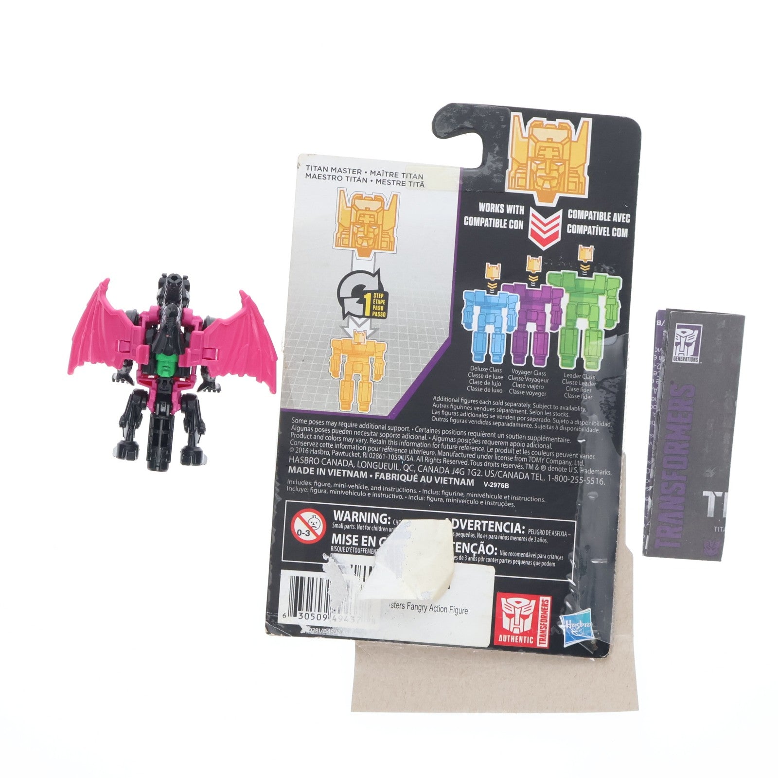 【中古即納】[TOY] トランスフォーマー ジェネレーションズ タイタンズリターン DECEPTICON FANGRY(ディセプティコン・ファングリー) TFジェネレーションズ タイタンマスタークラス 完成トイ ハズブロ(20161231)