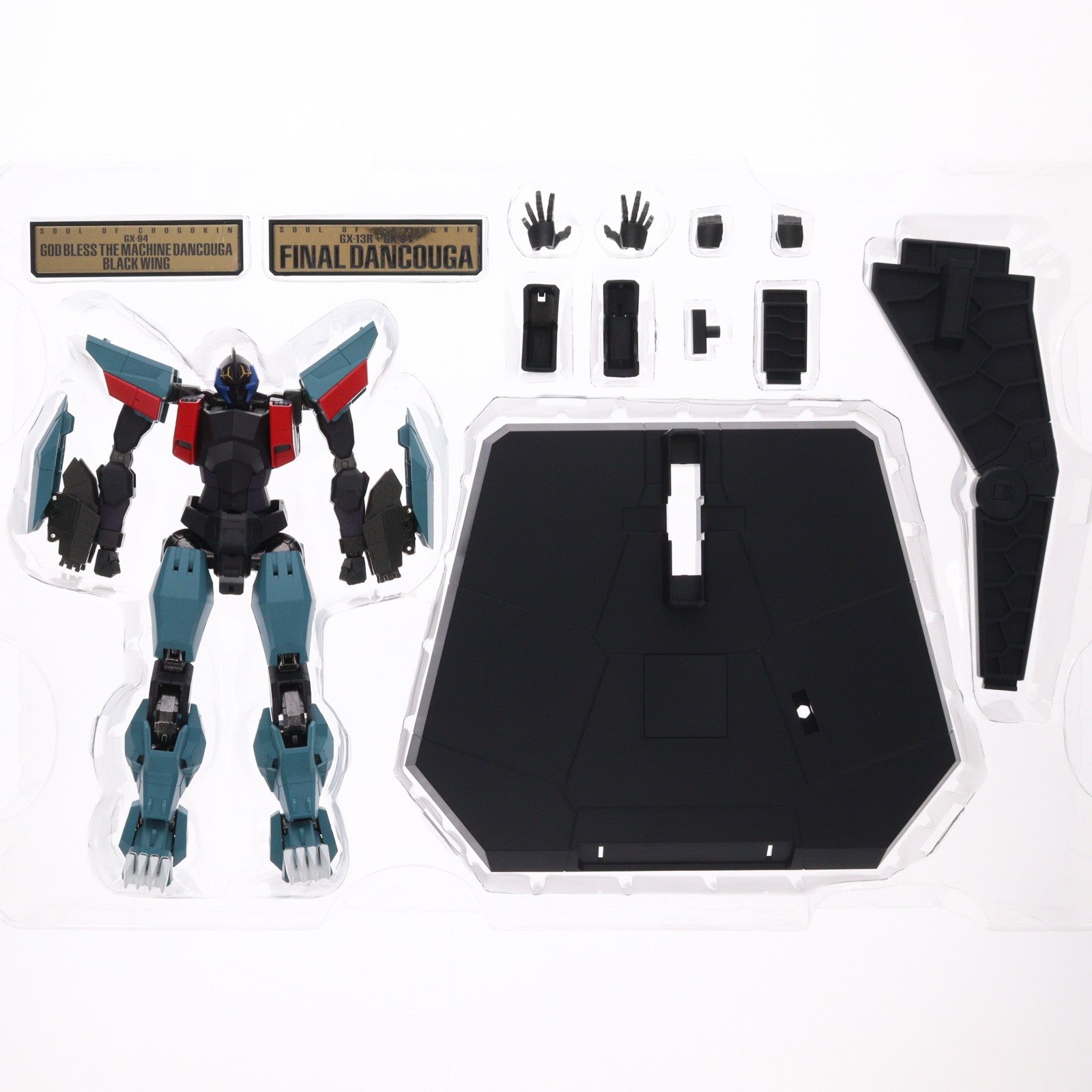 【中古即納】[TOY] 魂ウェブ商店限定 超合金魂 GX-94 超獣機神ダンクーガ ブラックウイング 完成トイ バンダイスピリッツ(20210131)