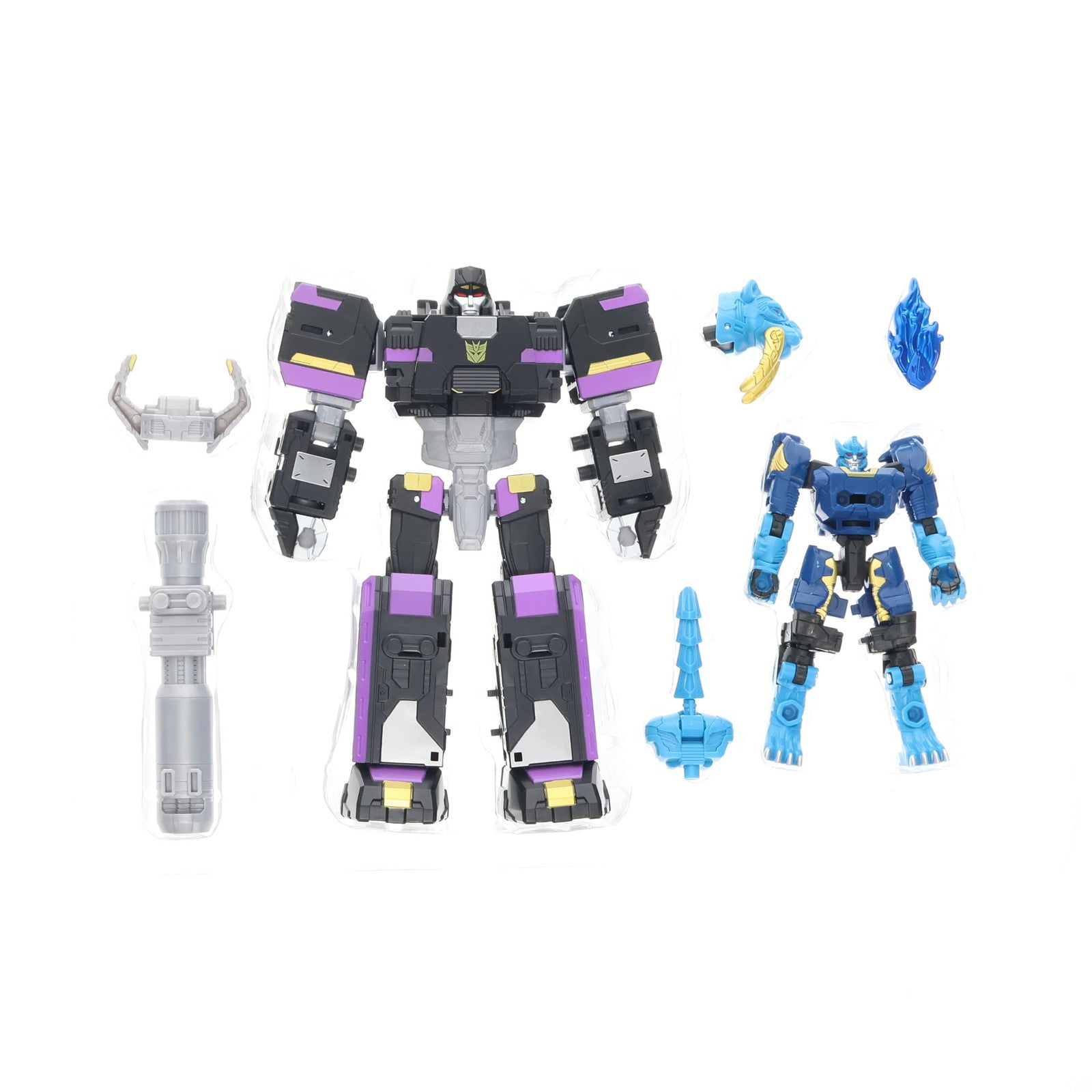 【中古即納】[TOY] トランスフォーマー ワイルドキング WKS-04 シャドウメガトロン&フロストセイバー ワイルドッキングセット 完成トイ タカラトミー(20250719)