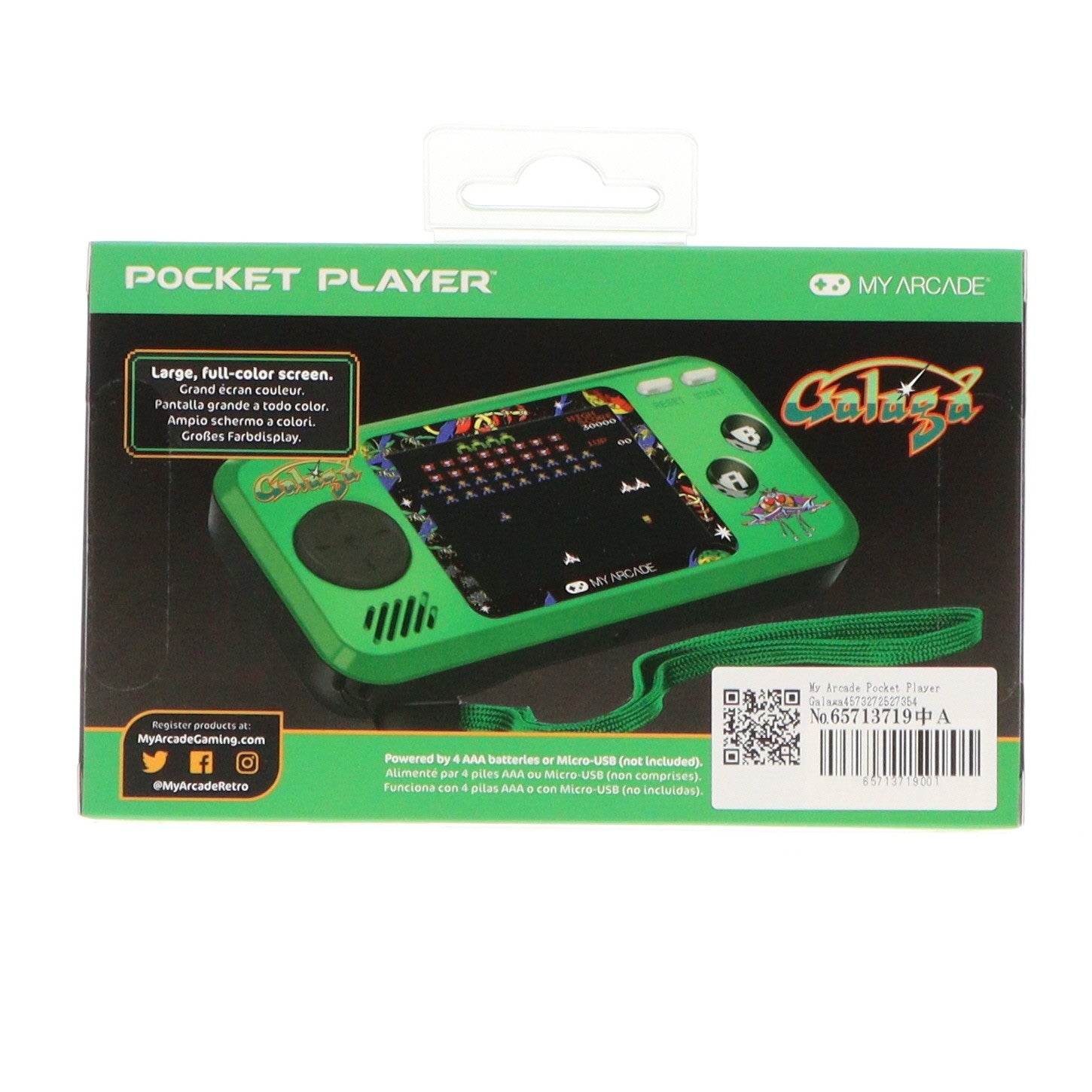 【中古即納】[TOY] ポケットプレイヤー ギャラガ 完成トイ(DGUNL-3227) dreamGEAR(20190630)