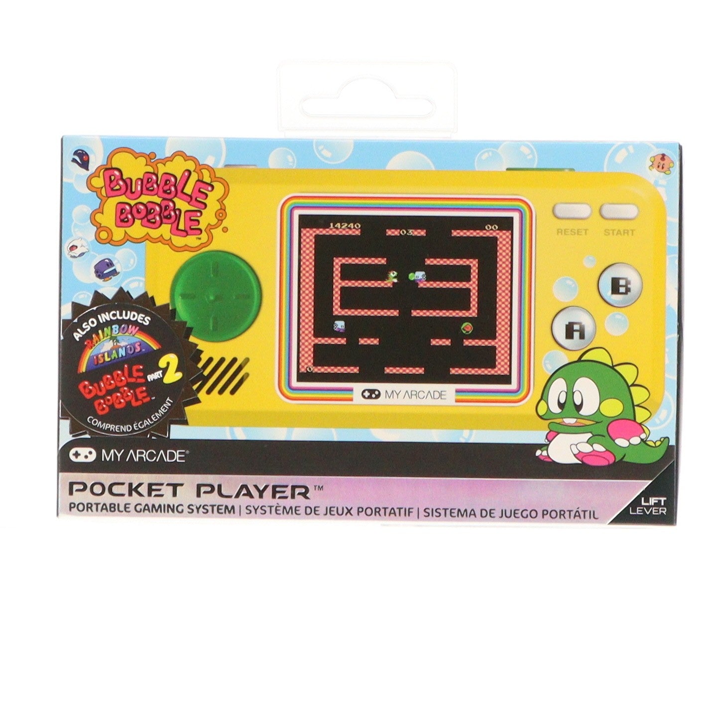 【中古即納】[TOY] ポケットプレイヤー バブルボブル(北米版) 完成トイ(DGUNL-3248) MY ARCADE(20191231)