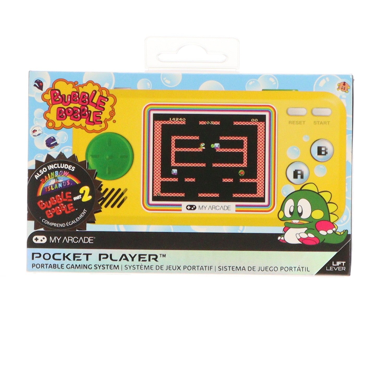 【中古即納】[TOY] ポケットプレイヤー バブルボブル(北米版) 完成トイ(DGUNL-3248) MY ARCADE(20191231)