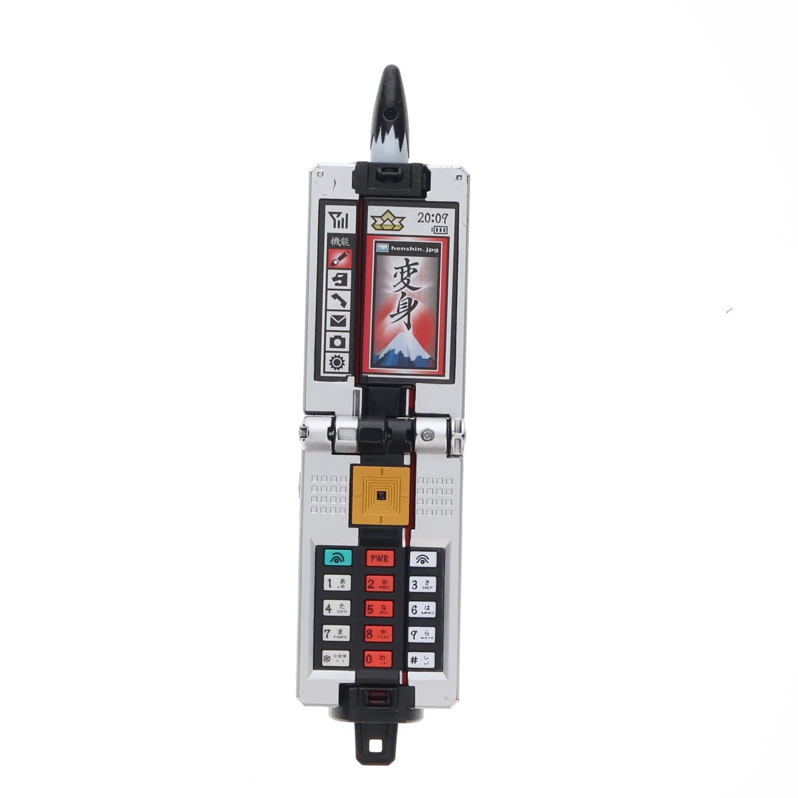 【中古即納】[TOY] 変身携帯 ショドウフォン 侍戦隊シンケンジャー 完成トイ バンダイ(20090214)