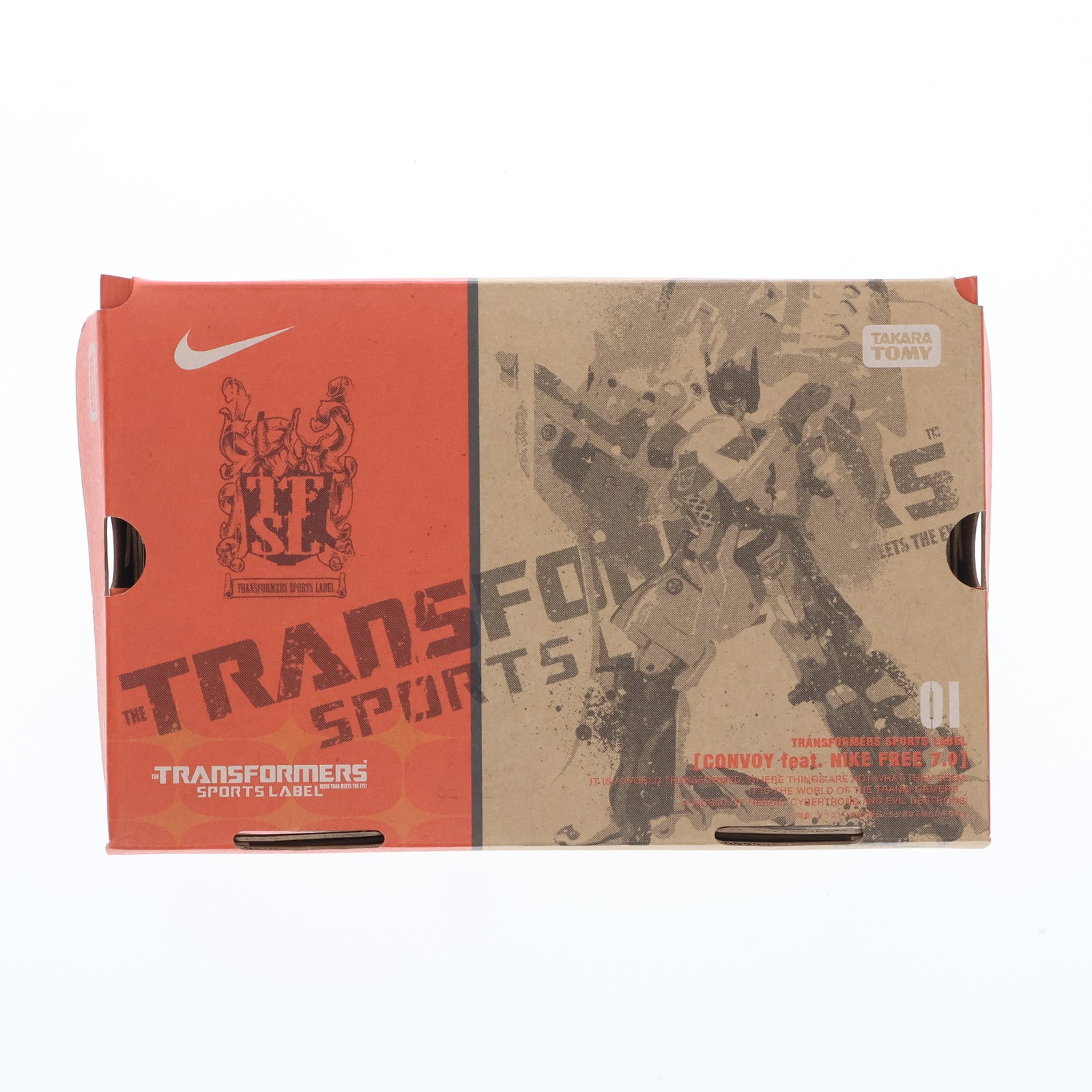 【中古即納】[TOY] トランスフォーマー スポーツレーベル コンボイ feat. NIKE FREE 7.0(レッド) 完成トイ タカラトミー(20070430)