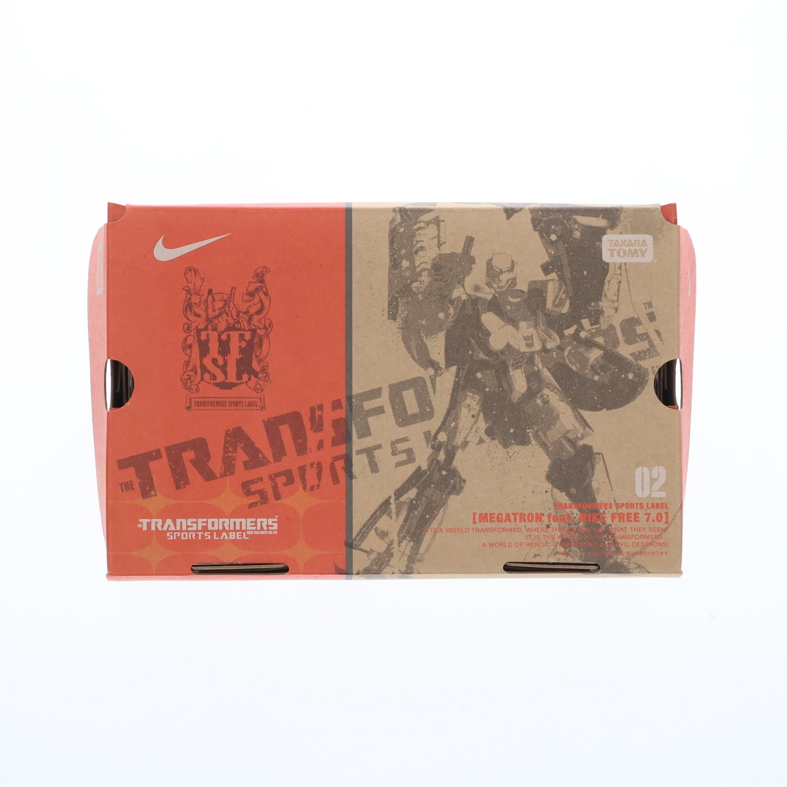 【中古即納】[TOY] トランスフォーマー スポーツレーベル メガトロン feat. NIKE FREE 7.0(ブラック) 完成トイ タカラトミー(20070430)