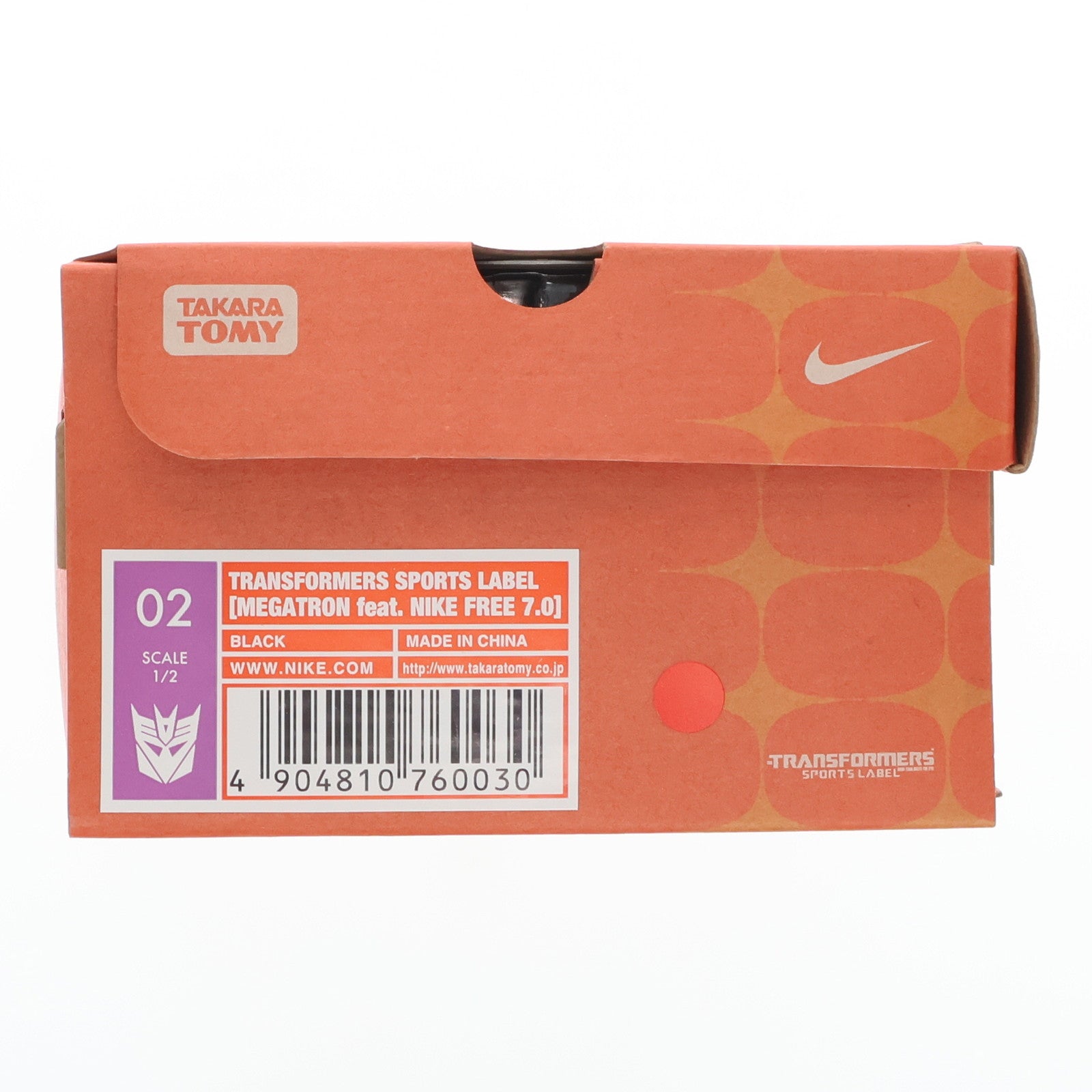 【中古即納】[TOY] トランスフォーマー スポーツレーベル メガトロン feat. NIKE FREE 7.0(ブラック) 完成トイ タカラトミー(20070430)