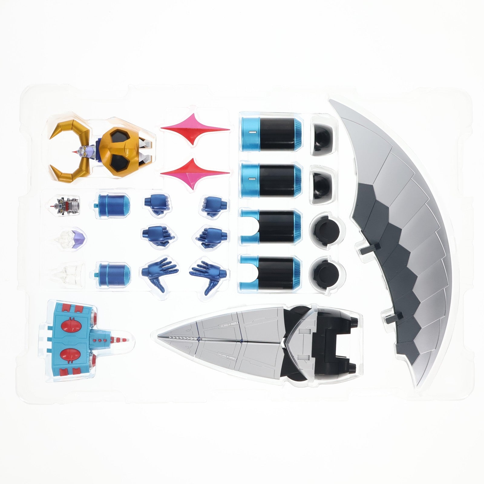 【中古即納】[TOY] 魂ウェブ商店限定 超合金魂 GX-100X ガイキング&大空魔竜 強化型オプションセット 大空魔竜ガイキング 完成トイ バンダイスピリッツ(20220725)