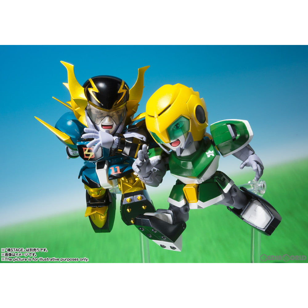 【中古即納】[TOY] 超合金 アイアンリーガー マッハウインディ&ゴールドフット 疾風!アイアンリーガー 完成トイ バンダイスピリッツ(20200222)