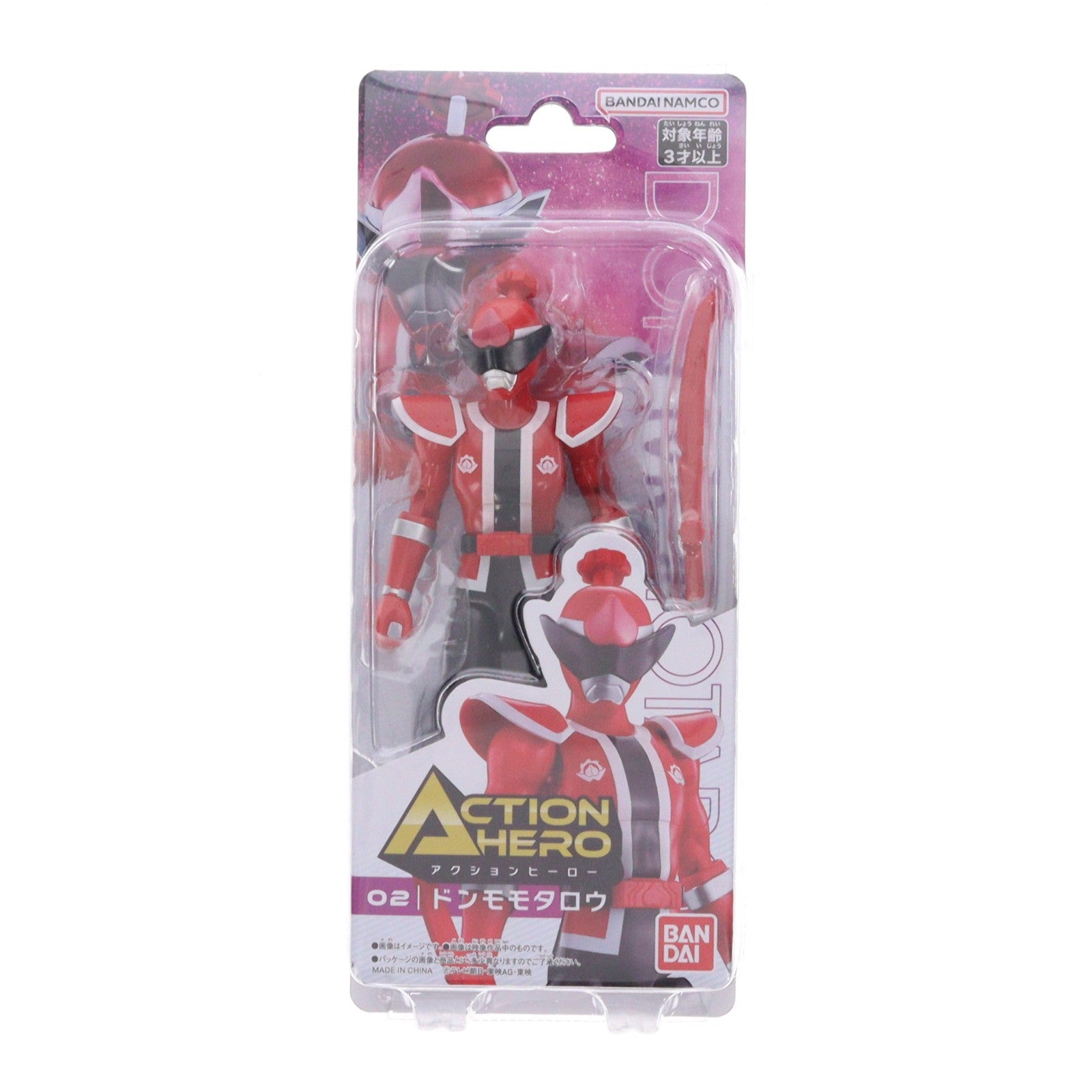 【中古即納】[TOY] アクションヒーロー ドンモモタロウ 暴太郎戦隊ドンブラザーズ 完成トイ バンダイ(20250329)