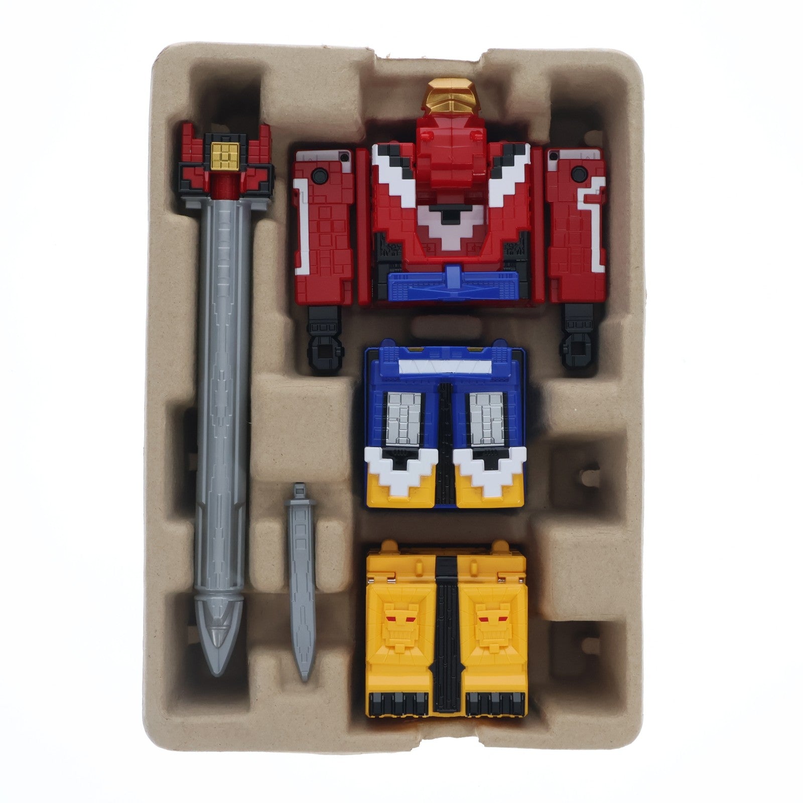 【中古即納】[TOY] ジュウオウキューブ123 動物合体 DXジュウオウキング 動物戦隊ジュウオウジャー 完成トイ バンダイ(20160213)