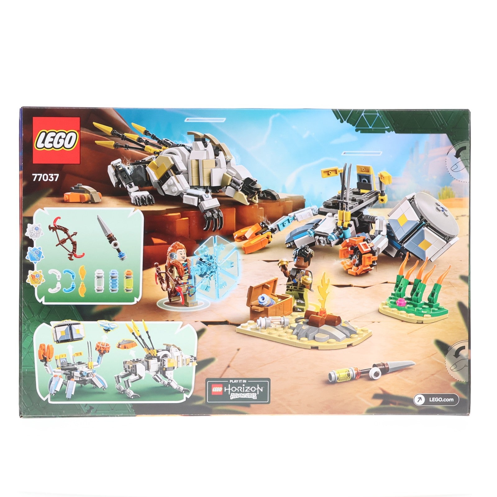 【中古即納】[TOY] LEGO Horizon Adventures(レゴ ホライゾンアドベンチャー) アーロイ&ヴァールvsシェルウォーカー&ソウトゥース 組立トイ(77037) LEGO(レゴ)(20250301)