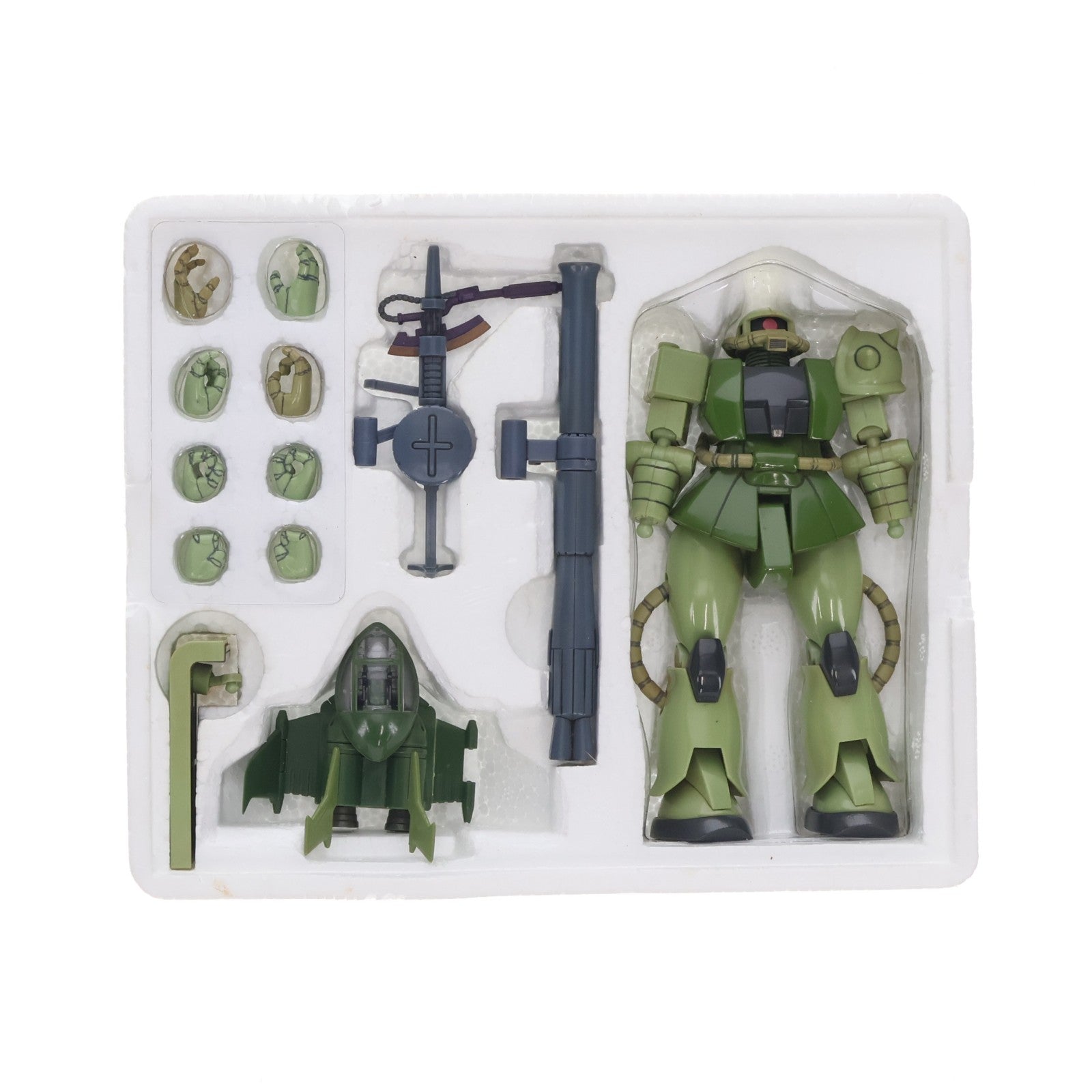 【中古即納】[TOY] 超合金 GD-26 1/144 可動戦士 量産型ザク 機動戦士ガンダム 完成トイ バンダイ(20000331)