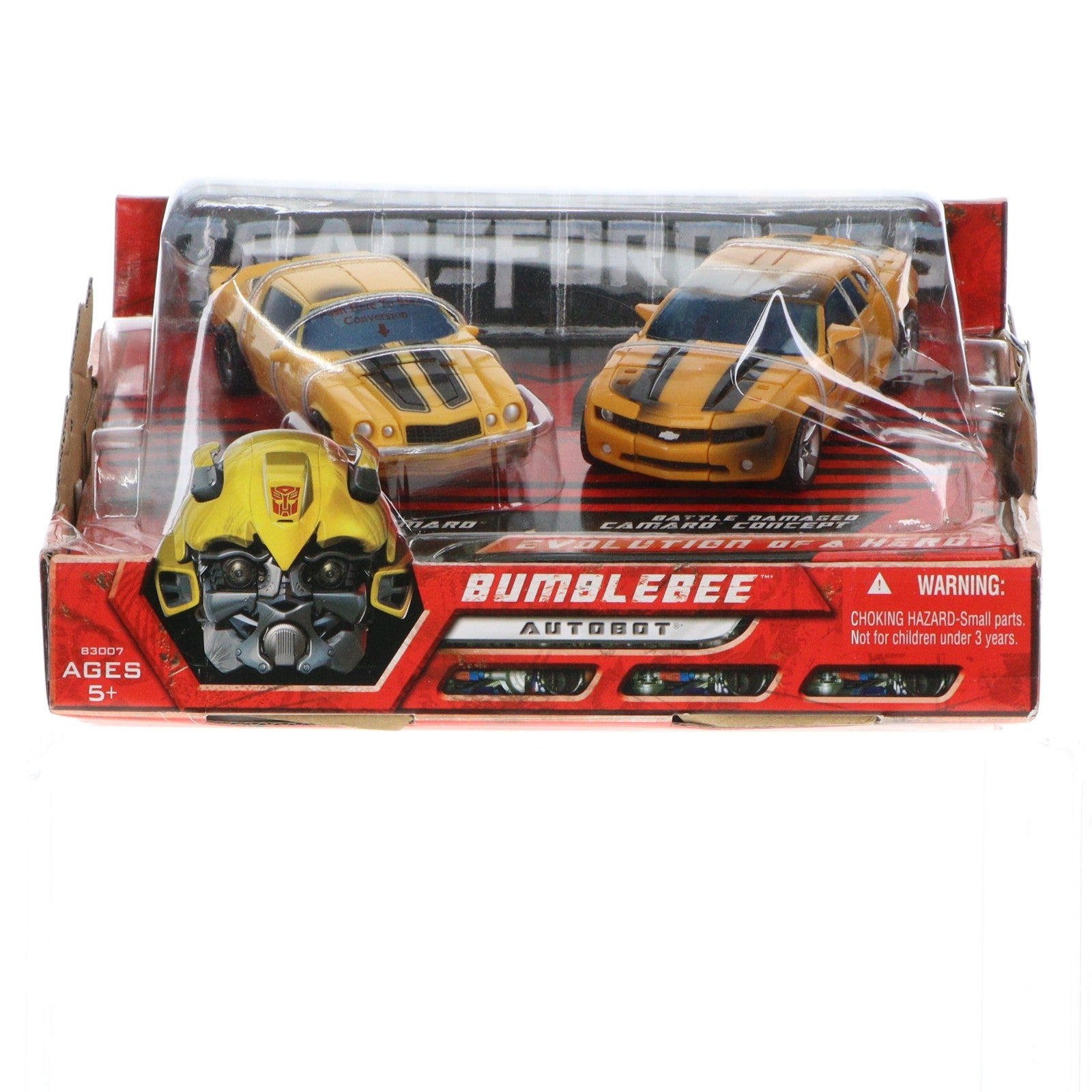 【中古即納】[TOY] EVOLUTION OF A HERO BUMBLEBEE(エボリューション・オブ・ア・ヒーロー バンブルビー) Deluxe Class TRANSFORMERS 完成トイ ハズブロ(20071231)