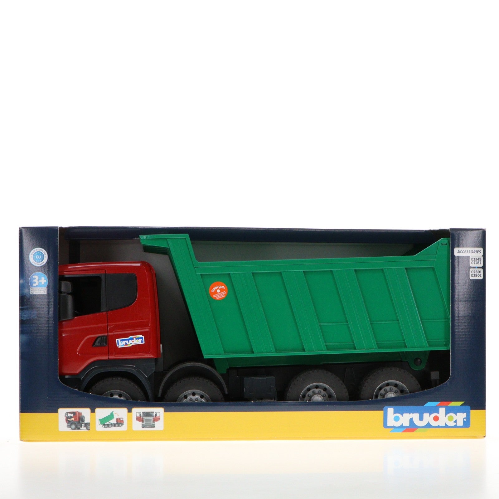 【中古即納】[TOY] プロシリーズコレクション 03550 1/16 SCANIA Tip up トラック 完成トイ bruder(ブルーダー)(19991231)