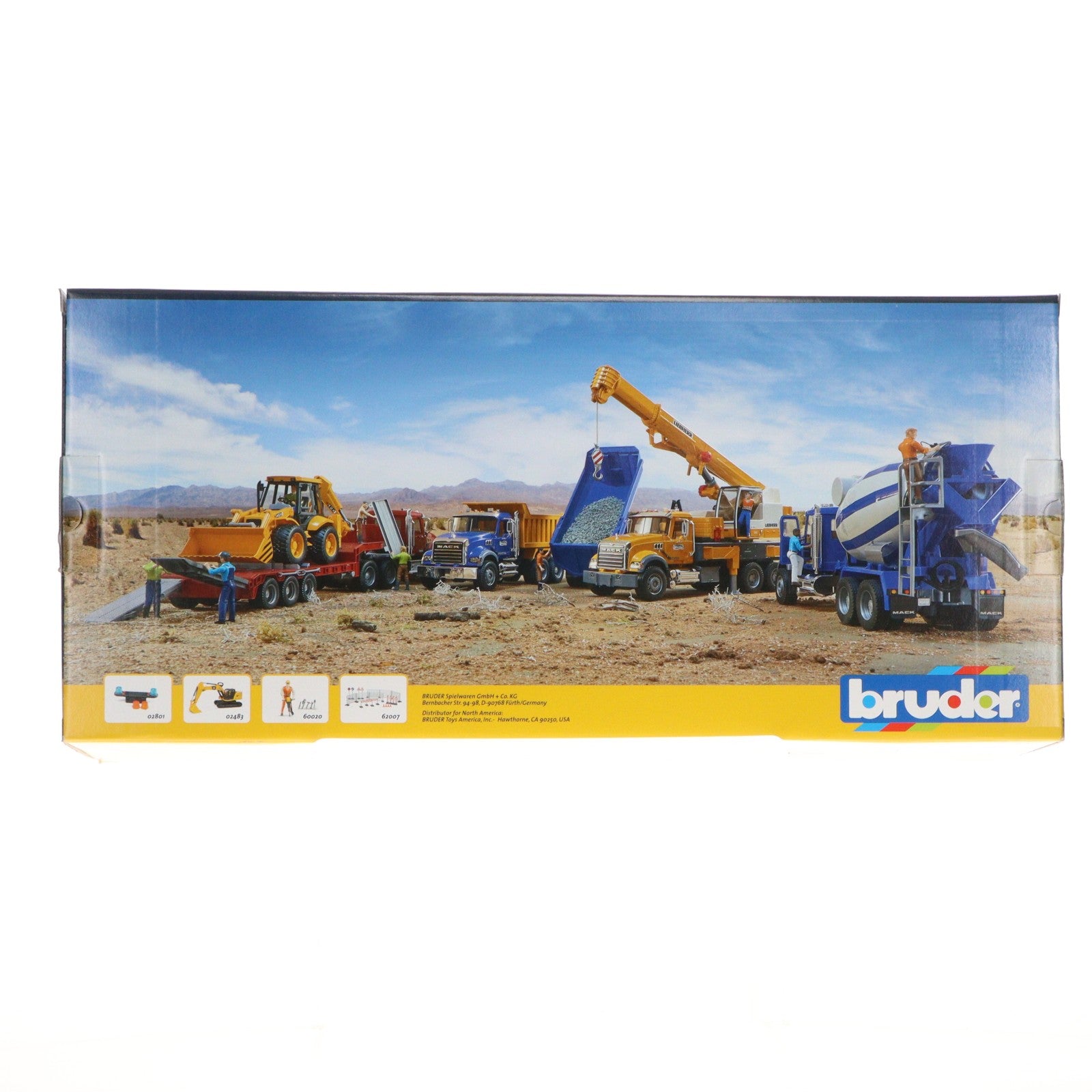【中古即納】[TOY] プロシリーズコレクション 02815 1/16 MACK Tip up トラック 完成トイ bruder(ブルーダー)(19991231)
