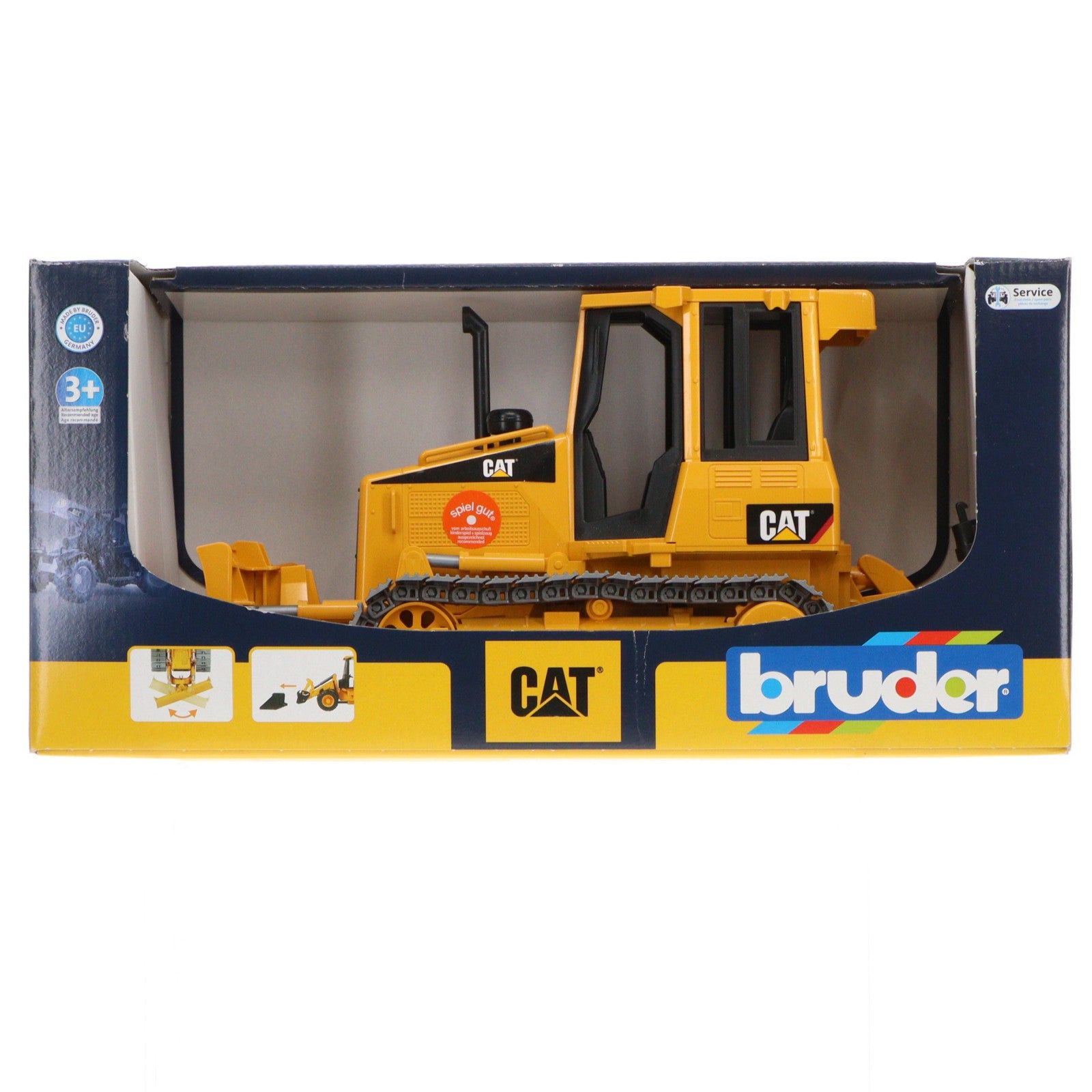 【中古即納】[TOY] プロシリーズコレクション 02443 1/16 CATトラクター 完成トイ bruder(ブルーダー)(19991231)