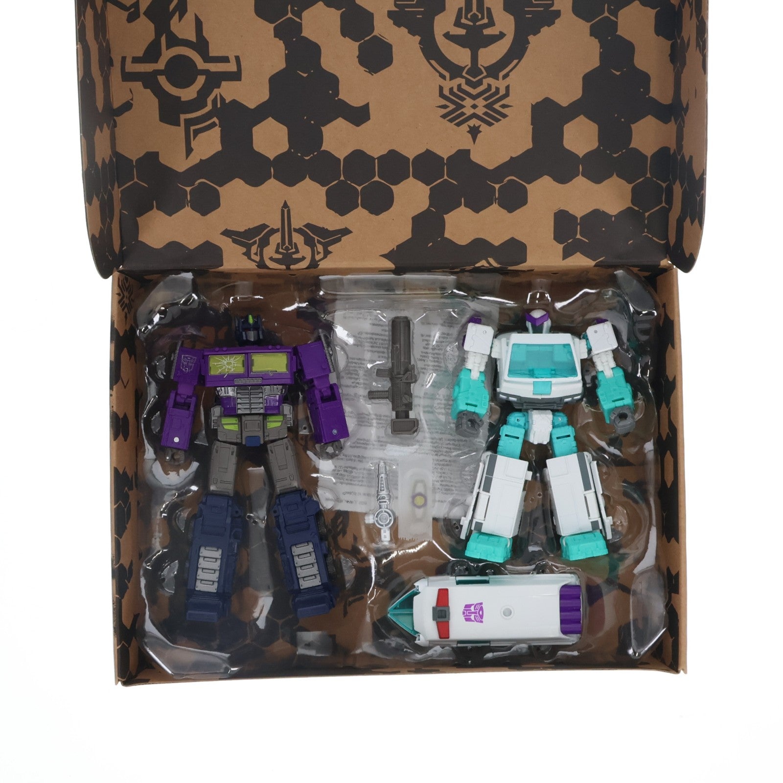 【中古即納】[TOY] トランスフォーマー ウォーフォーサイバトロン WFC-GS17 SHATTERED GLASS RATCHET&OPTIMUS PRIME(シャッタードグラス ラチェット&オプティマスプライム) TFジェネレーションズ セレクト デラックス・ボイジャークラス 完成トイ ハズブロ(20211231)