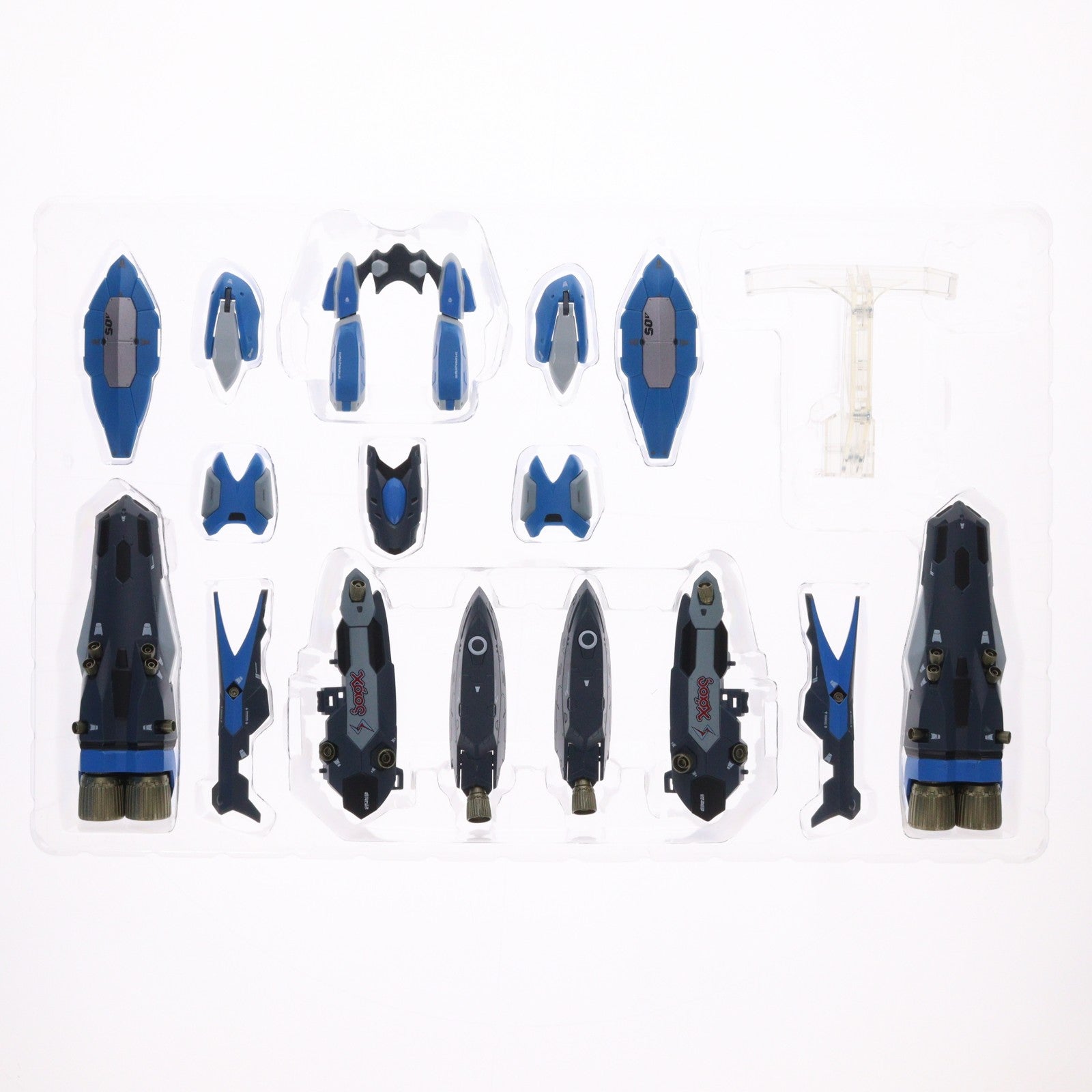 【中古即納】[TOY] 魂ウェブ商店限定 DX超合金 VF-31Jジークフリード(ハヤテ・インメルマン機)用スーパーパーツセット マクロスΔ(デルタ) 完成トイ バンダイ(20170531)