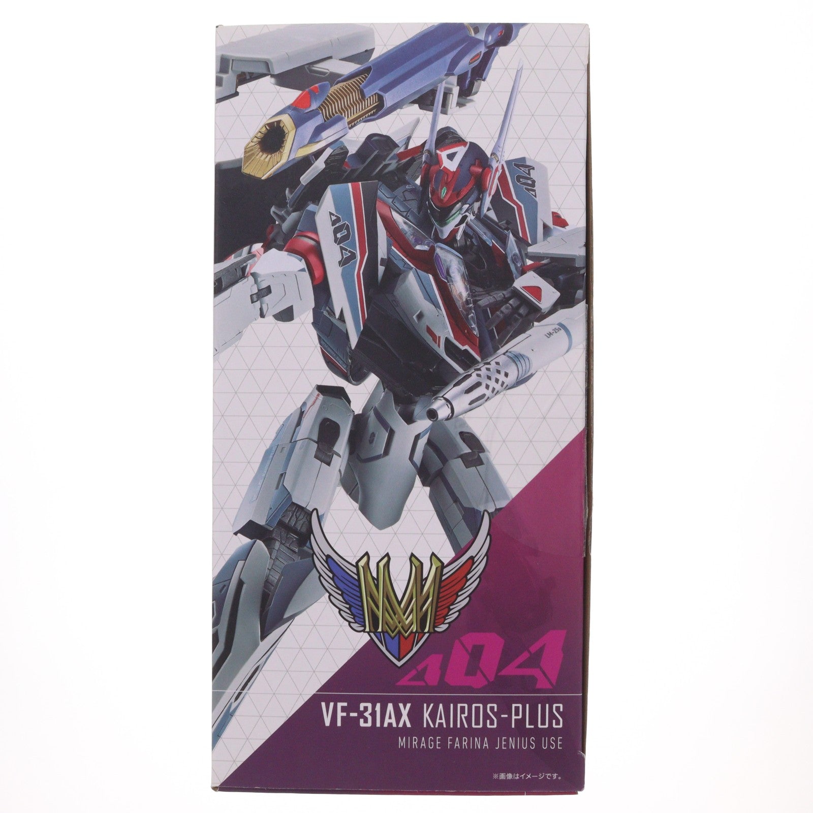 【中古即納】[TOY] DX超合金 劇場版 VF-31AX カイロスプラス(ミラージュ・ファリーナ・ジーナス機) 劇場版マクロスΔ(デルタ) 絶対LIVE!!!!!! 完成トイ バンダイスピリッツ(20220429)
