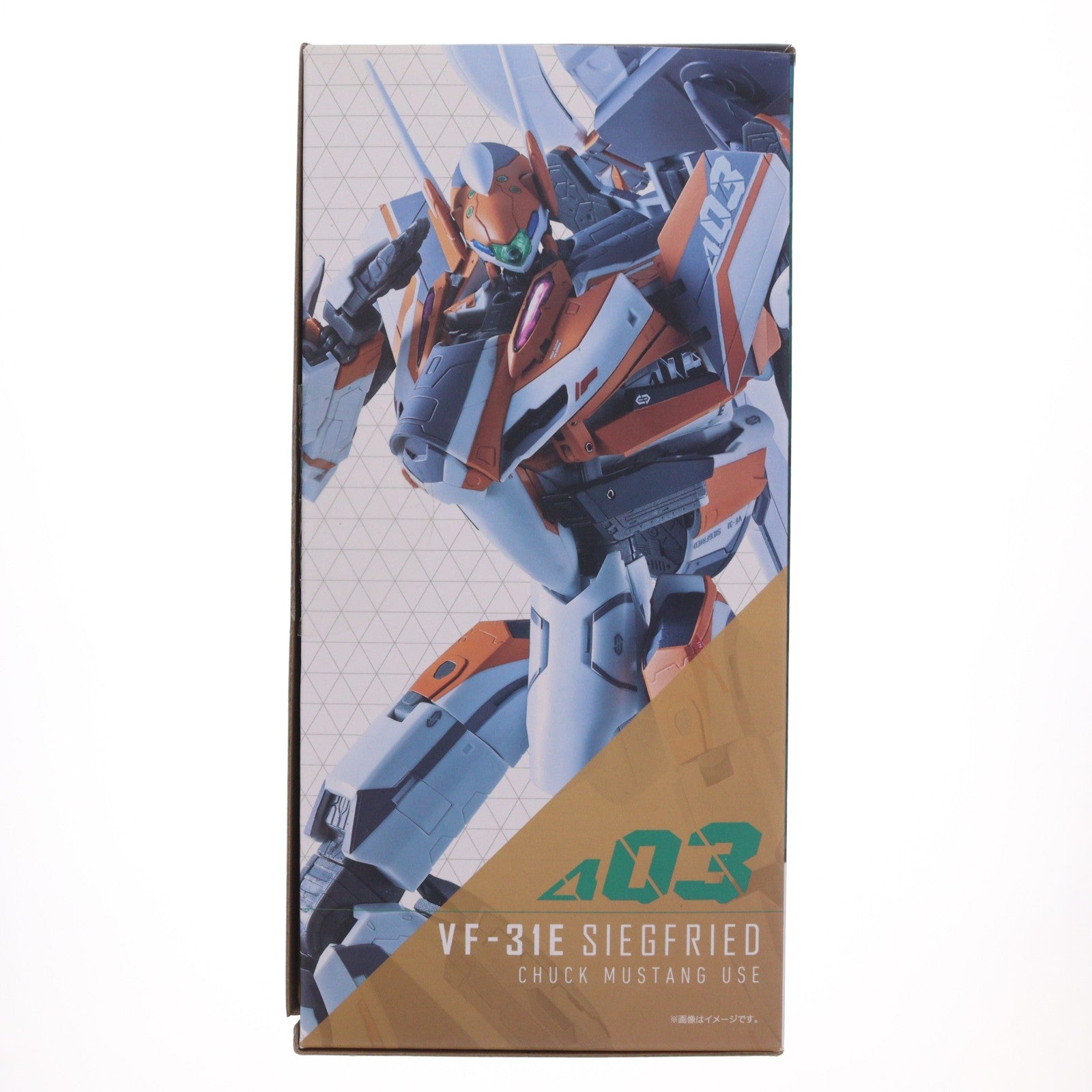 【中古即納】[TOY] DX超合金 VF-31E ジークフリード(チャック・マスタング機) マクロスΔ(デルタ) 完成トイ バンダイスピリッツ(20190720)
