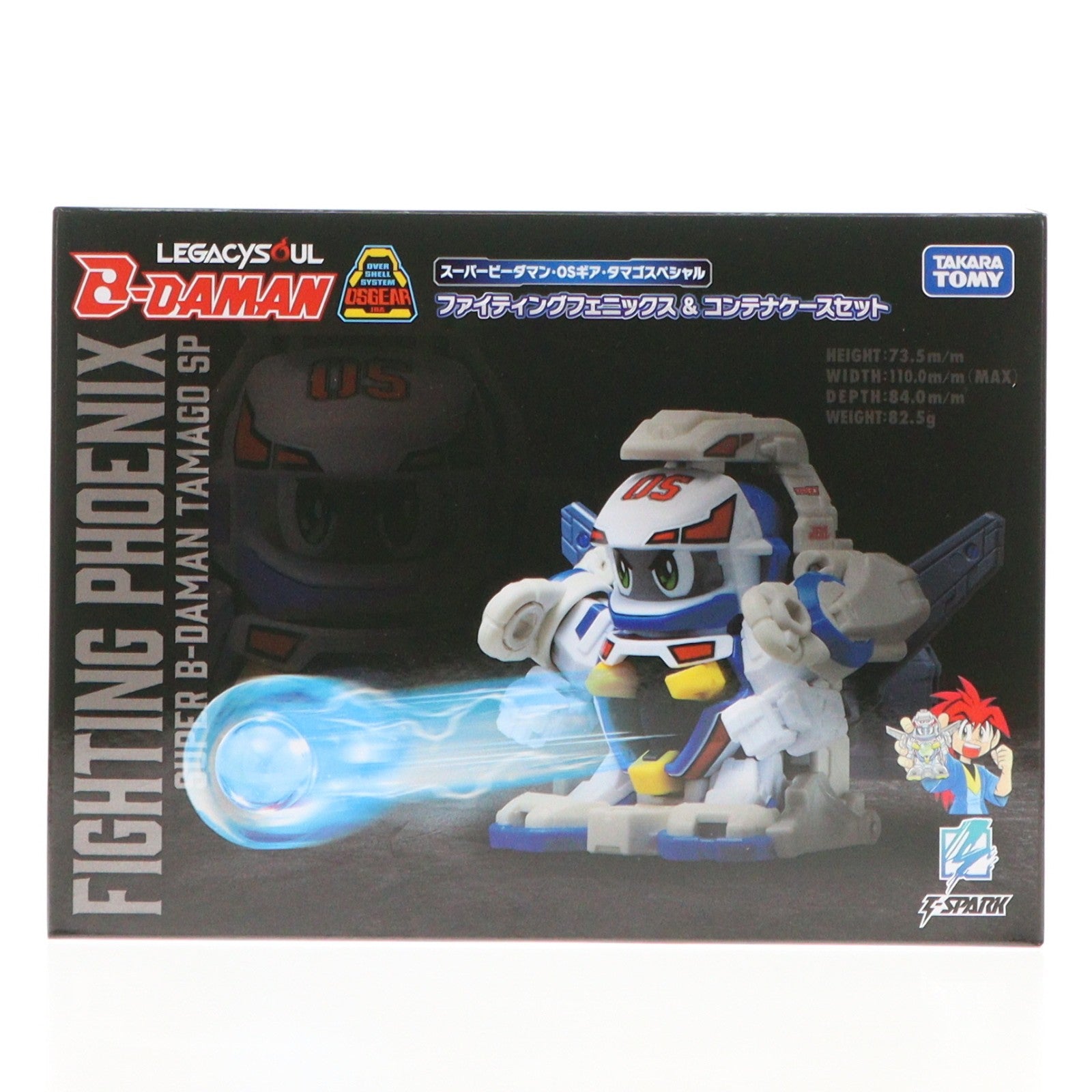 【中古即納】[TOY] タカラトミーモール限定 T-SPARK LEGACYSOUL スーパービーダマン・OSギア・タマゴスペシャル ファイティングフェニックス&コンテナケースセット ビーダマン 完成トイ タカラトミー(20260131)