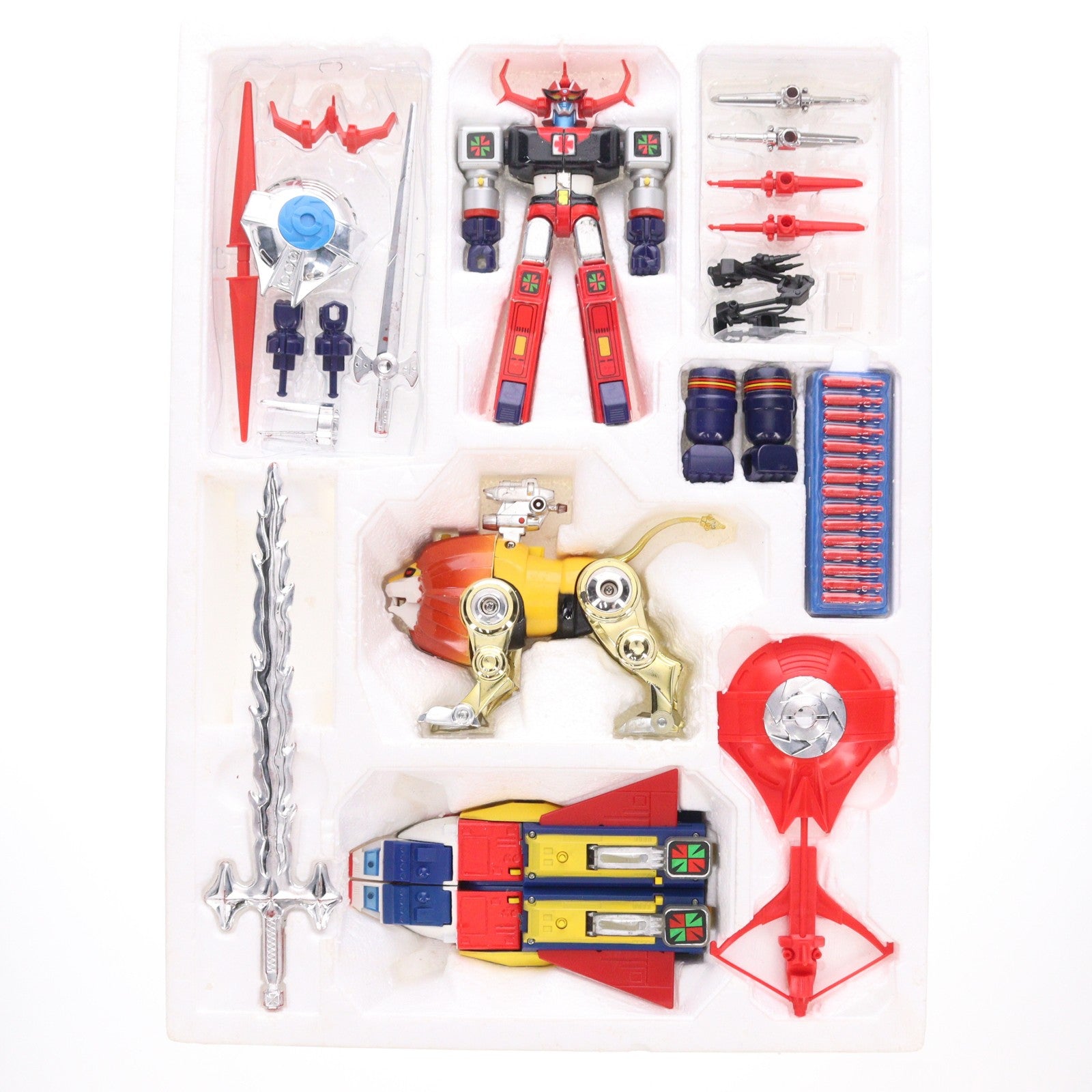 【中古即納】[TOY] 世界の超合金 未来合体 ダルタニアス 未来ロボ ダルタニアス 完成トイ ポピー(19791231)