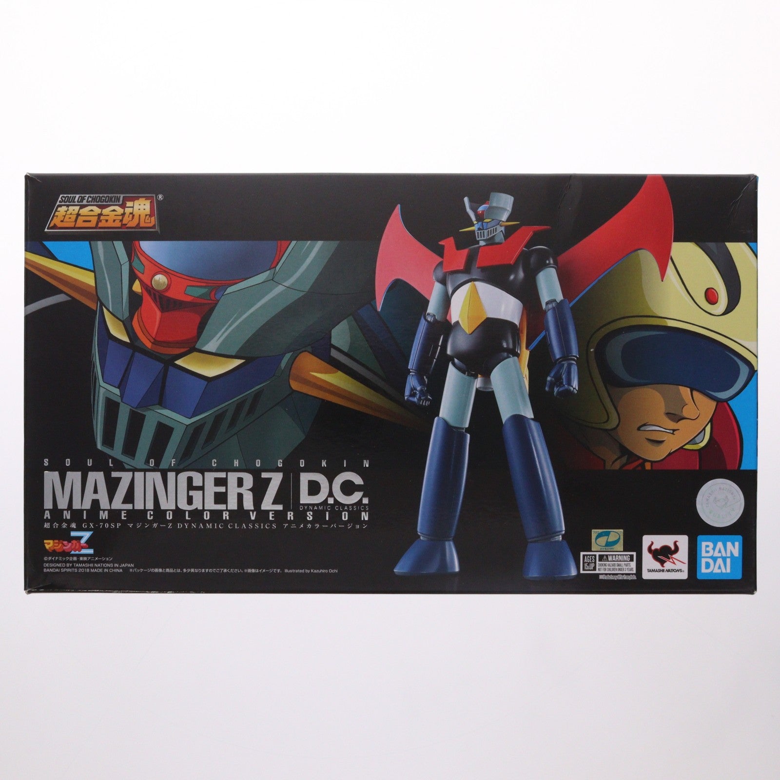 【中古即納】[TOY] 超合金魂 GX-70SP マジンガーZ D.C. アニメカラーバージョン 完成トイ 画業50年突破記念 永井GO展&魂ウェブ商店限定 バンダイスピリッツ(20180908)