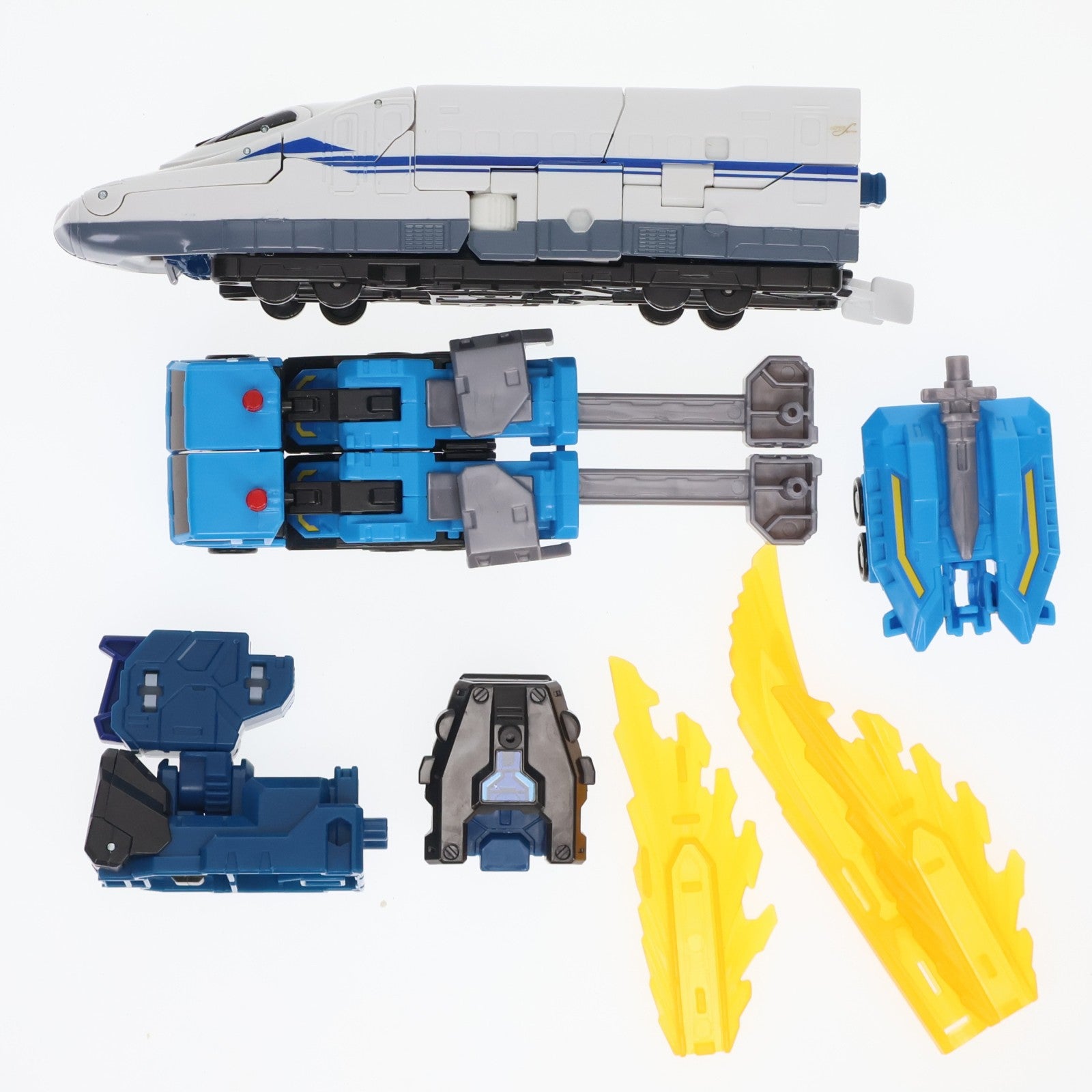 【中古即納】[TOY] プラレール N700Sのぞみブルートレーラーフォーム 新幹線変形ロボ シンカリオン 完成トイ タカラトミー(20240518)