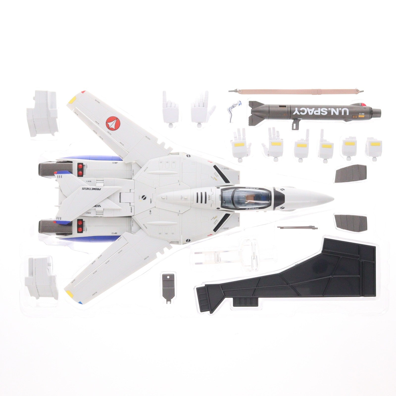 【中古即納】[TOY] DX超合金 VF-1A バルキリー(マクシミリアン・ジーナス機) 超時空要塞マクロス 完成トイ バンダイスピリッツ(20190921)