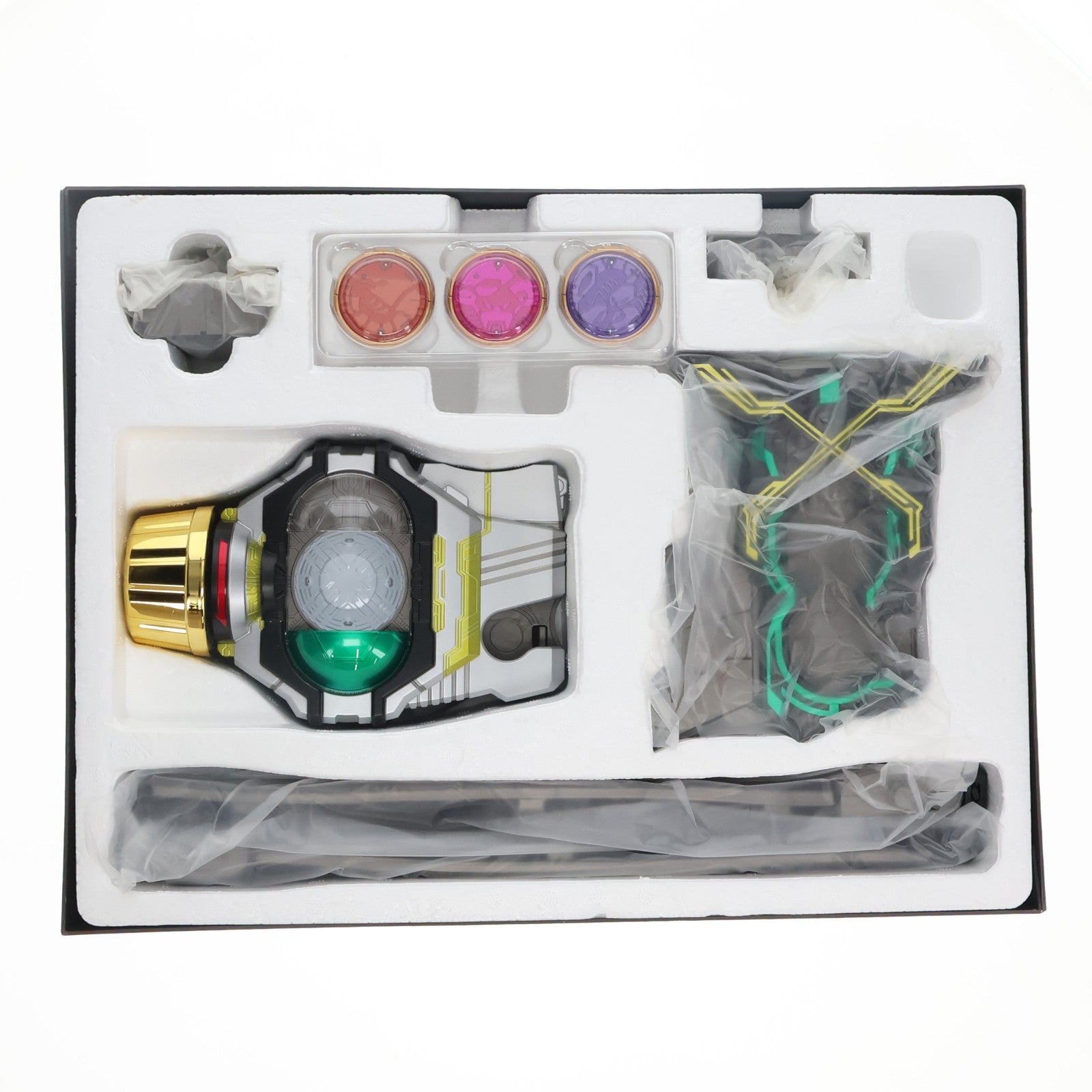【中古即納】[TOY] プレミアムバンダイ限定 コンプリートセレクションモディフィケーション CSM バースドライバー&Xユニット 仮面ライダーバース バースX誕生秘話 完成トイ バンダイ(20230120)