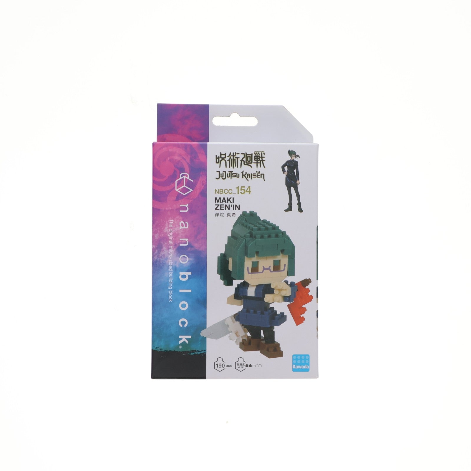 【中古即納】[TOY] nanoblock(ナノブロック) NBCC_154 禪院真希(ぜんいんまき) 呪術廻戦 組立トイ カワダ(20230617)