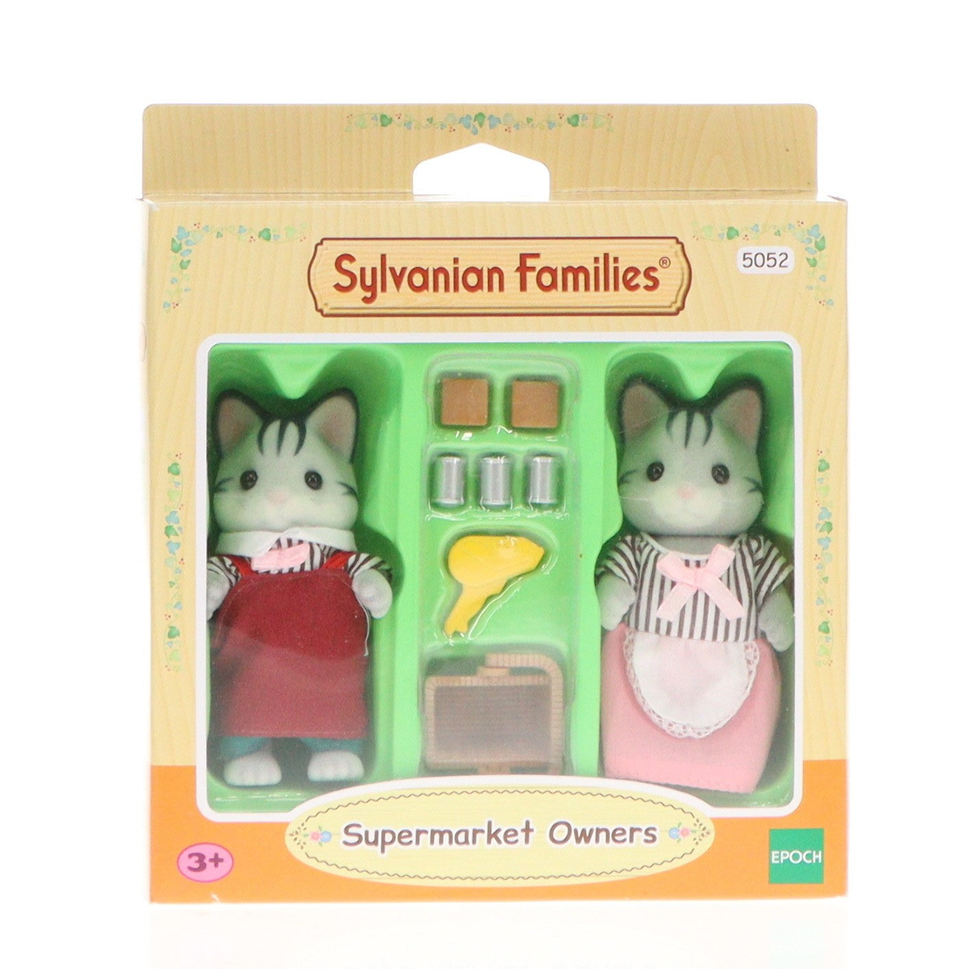 【中古即納】[TOY] シルバニアファミリー Supermarket Owners(スーパーマーケットオーナー) 完成トイ(5052) エポック社(20001230)