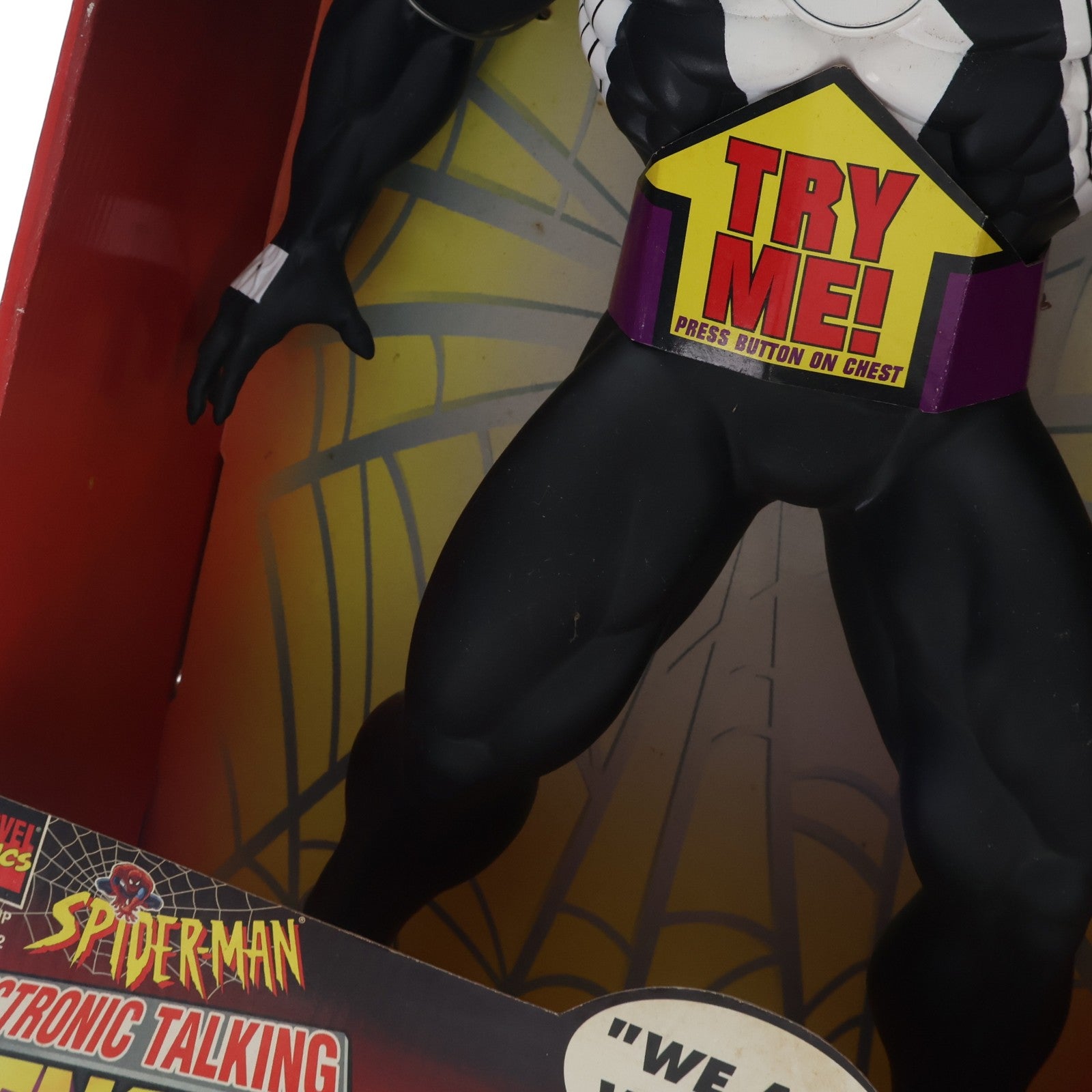 【中古即納】[TOY] ヴェノム エレクトロニックトーキングフィギュア スパイダーマン 完成トイ(47362) TOY BIZ(トイビズ)(19981231)