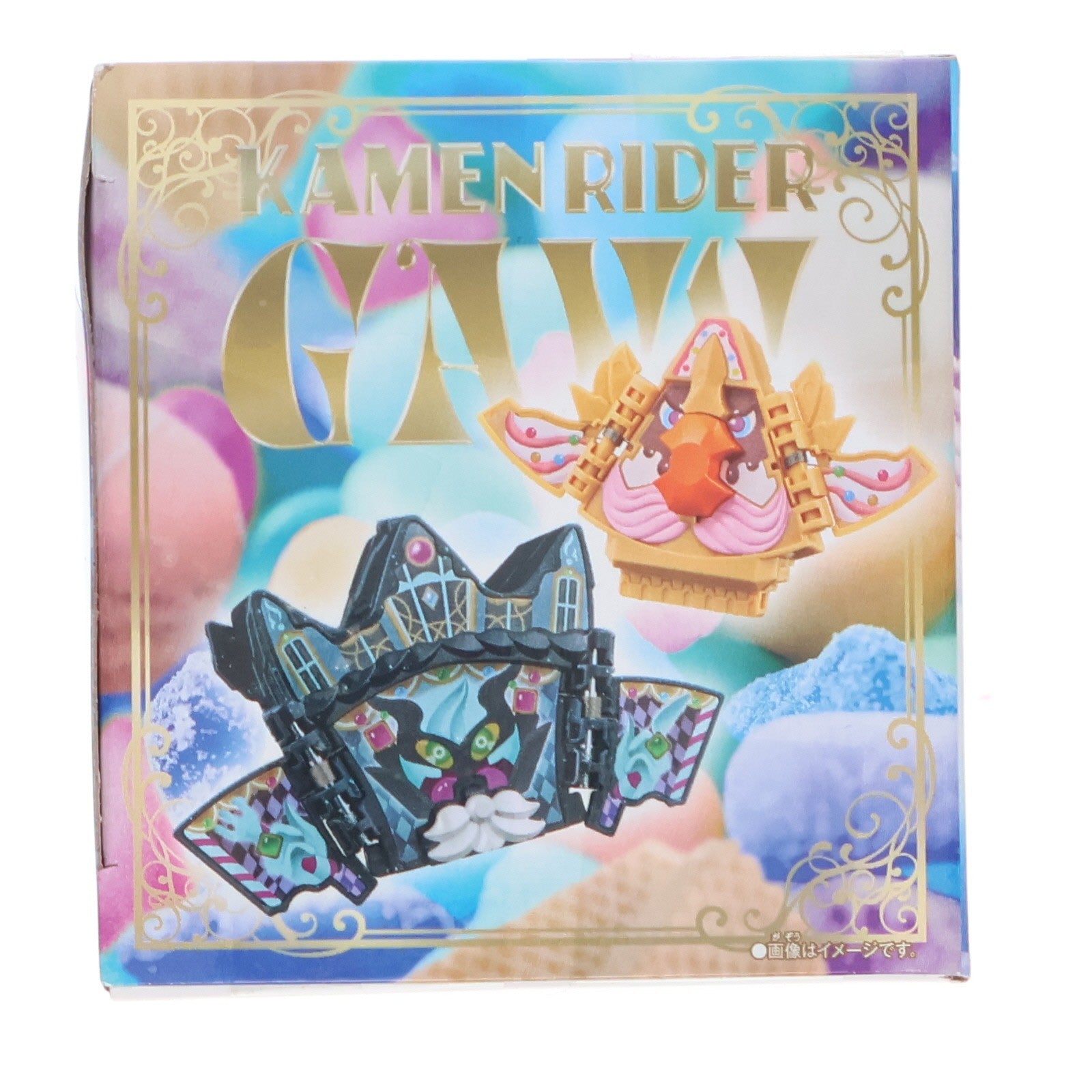 【中古即納】[TOY] プレミアムバンダイ限定 DXヘクセンハイムゴチゾウ&ウエハウスゴチゾウ 仮面ライダーガヴ お菓子の家の侵略者 完成トイ バンダイ(20260123)