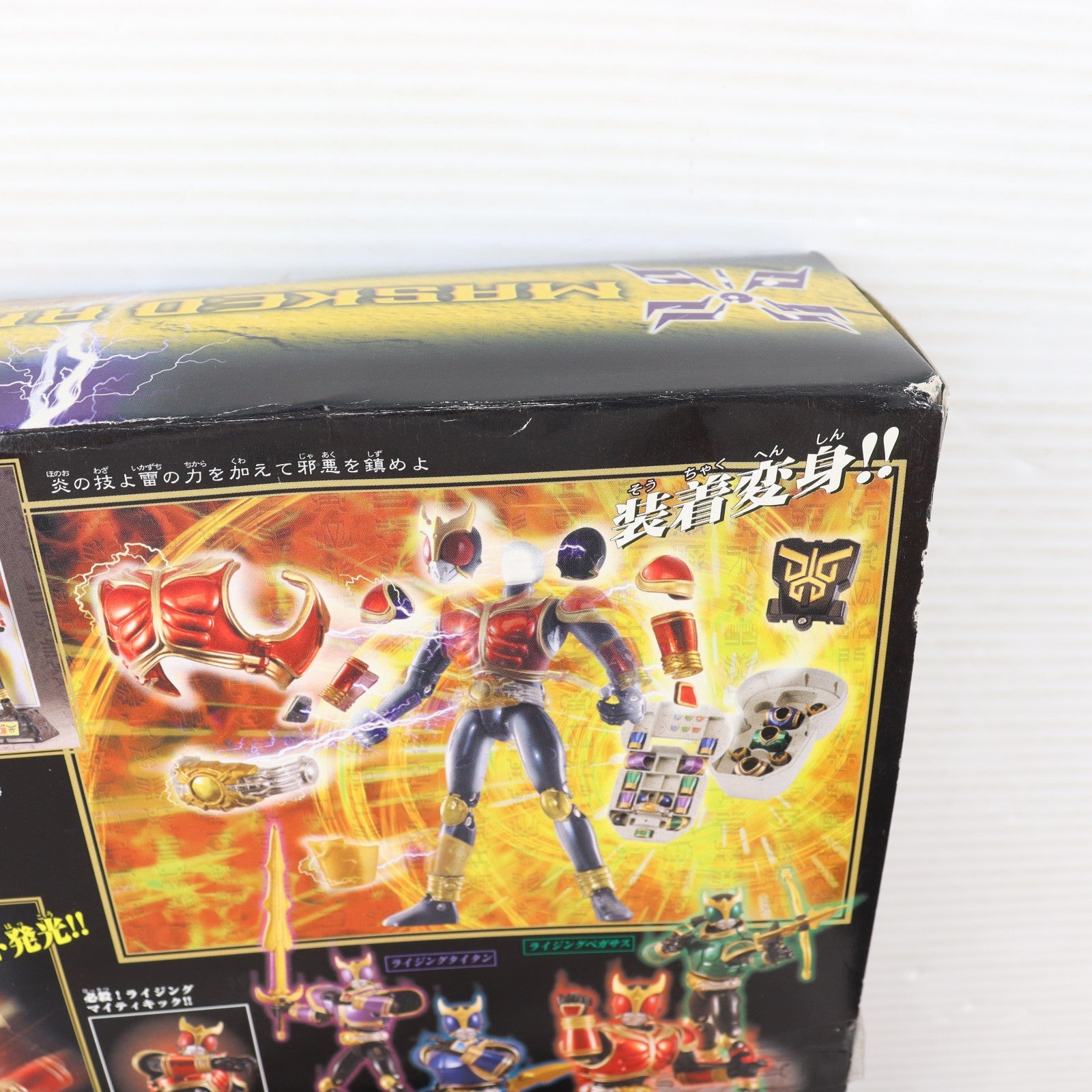 【中古即納】[TOY] 超合金 GD-27 装着変身5 仮面ライダークウガ ライジングフォームセット 完成トイ バンダイ(20000831)