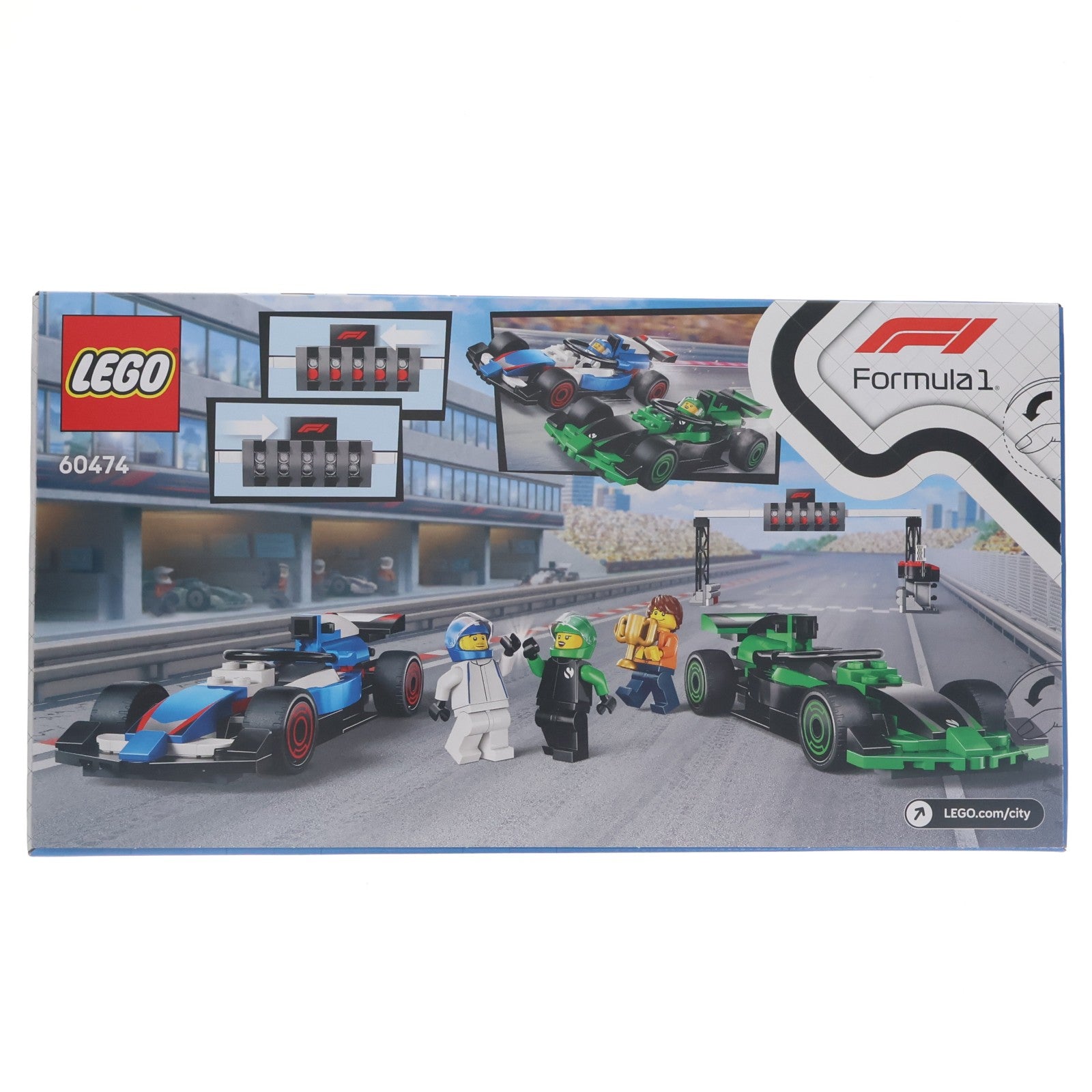 【中古即納】[TOY] オンライン限定 LEGO CiTY(レゴ シティ) 60474 F1Rグリッドと VCARB & Sauber レースカー 組立トイ LEGO(レゴ)(20230630)