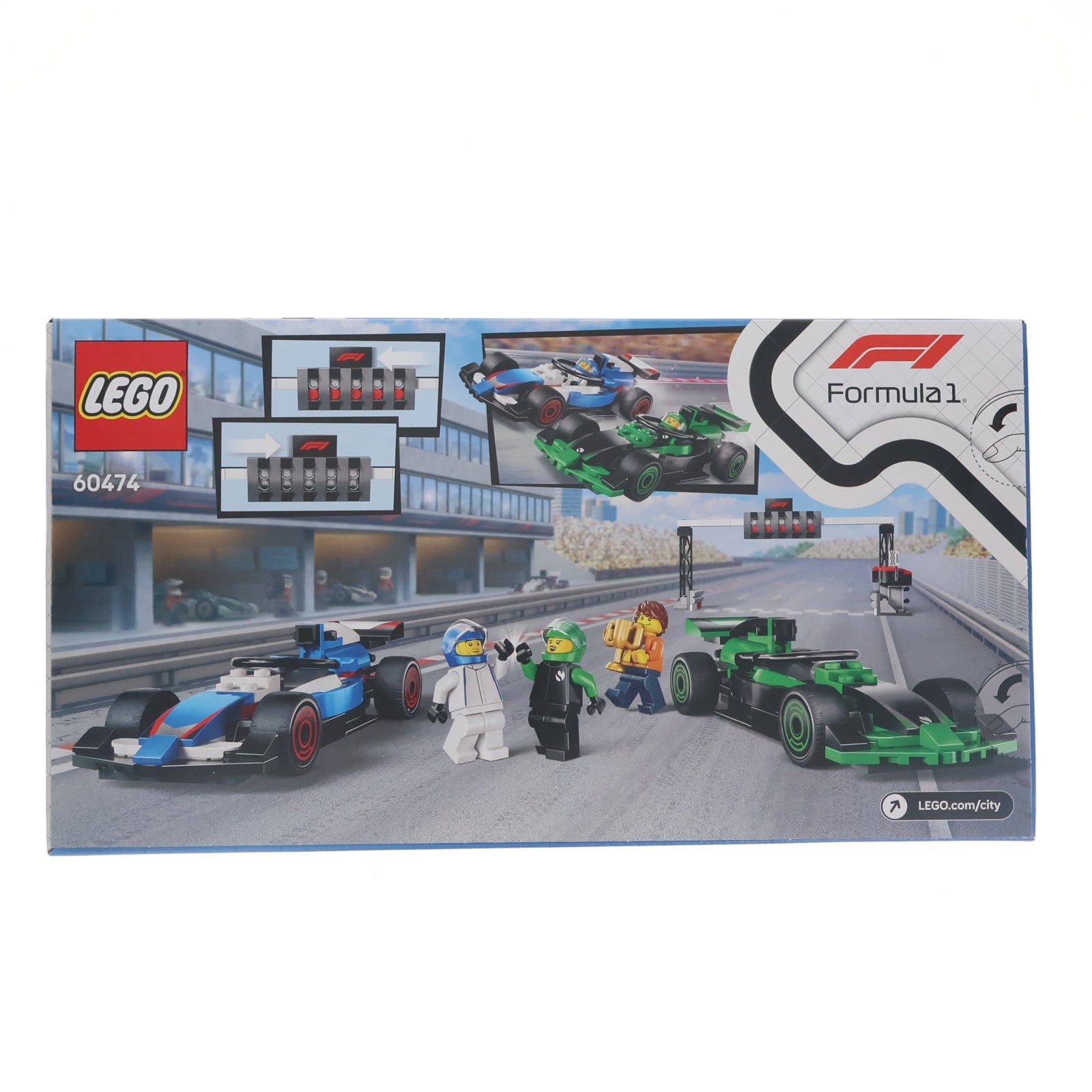 【中古即納】[TOY] オンライン限定 LEGO CiTY(レゴ シティ) 60474 F1Rグリッドと VCARB & Sauber レースカー 組立トイ LEGO(レゴ)(20230630)