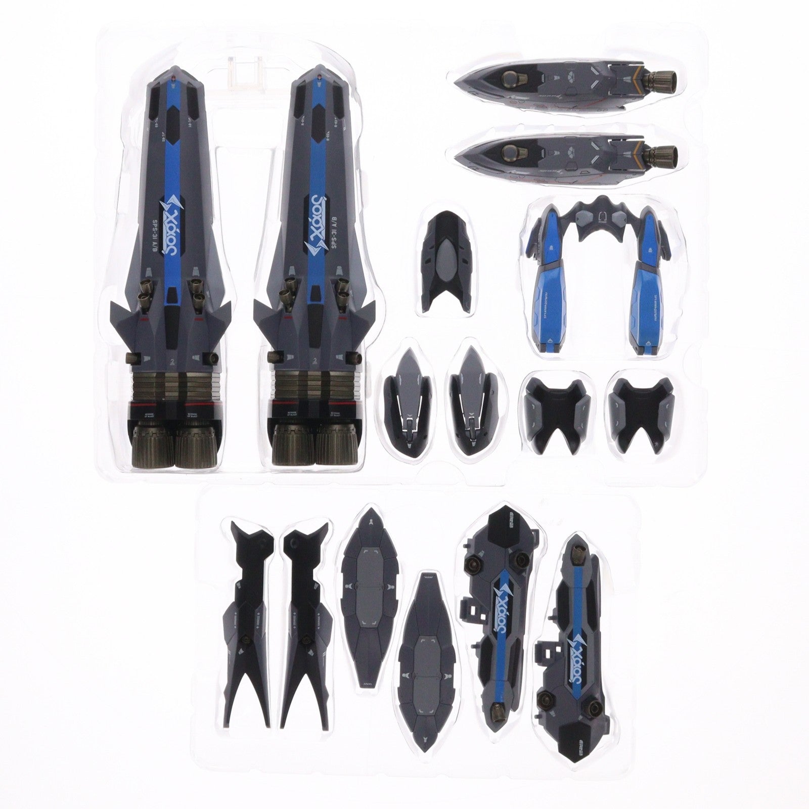 【中古即納】[TOY] 魂ウェブ商店限定 DX超合金 VF-31AX カイロスプラス(ハヤテ・インメルマン機)対応 スーパーパーツセット 劇場版マクロスΔ 絶対LIVE!!!!!! 完成トイ バンダイスピリッツ(20220525)