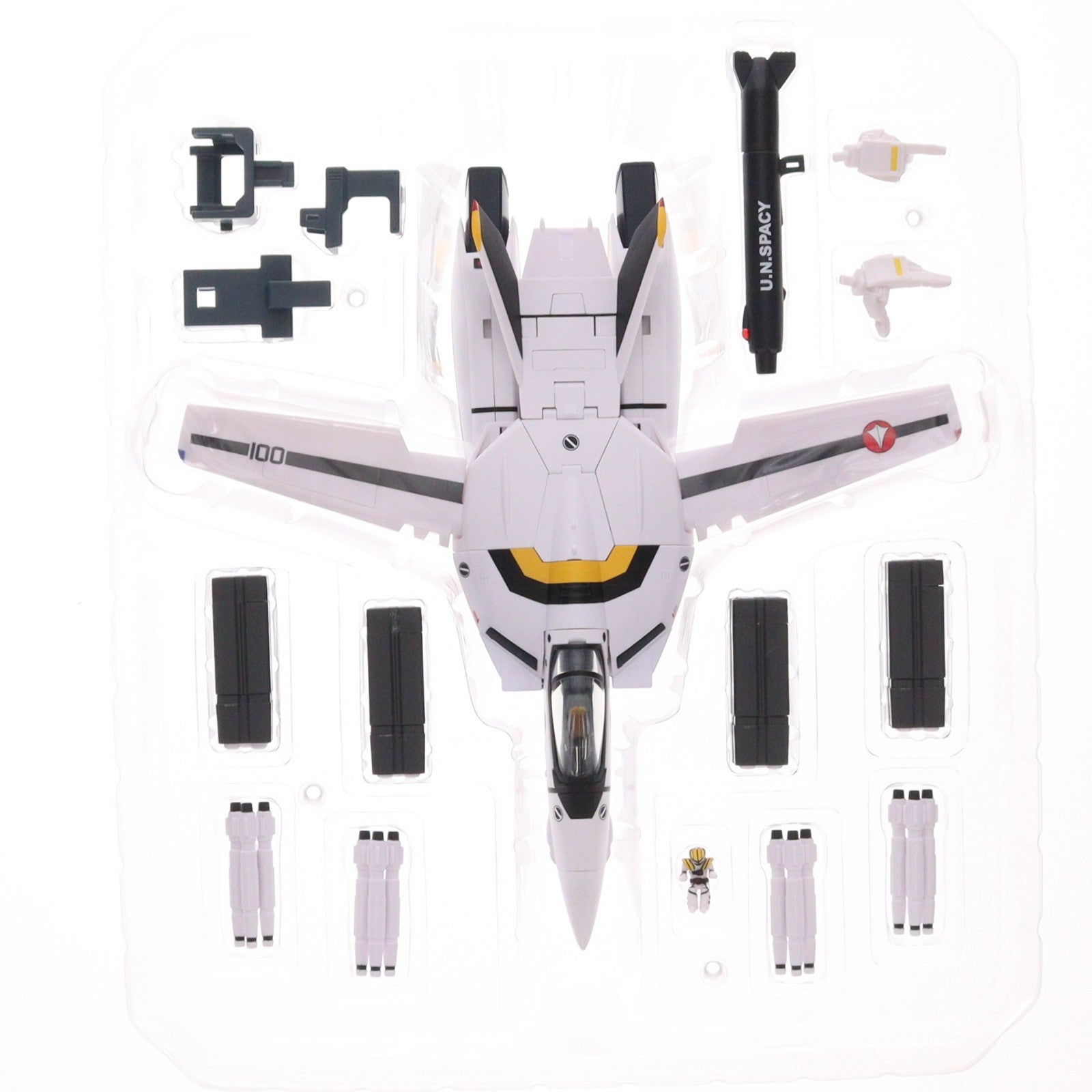【中古即納】[TOY] 完全変形 1/60 VF-1S ストライクバルキリー(ロイ・フォッカースペシャル)movie ver. 超時空要塞マクロス 愛・おぼえていますか 完成トイ アルカディア(20161031)