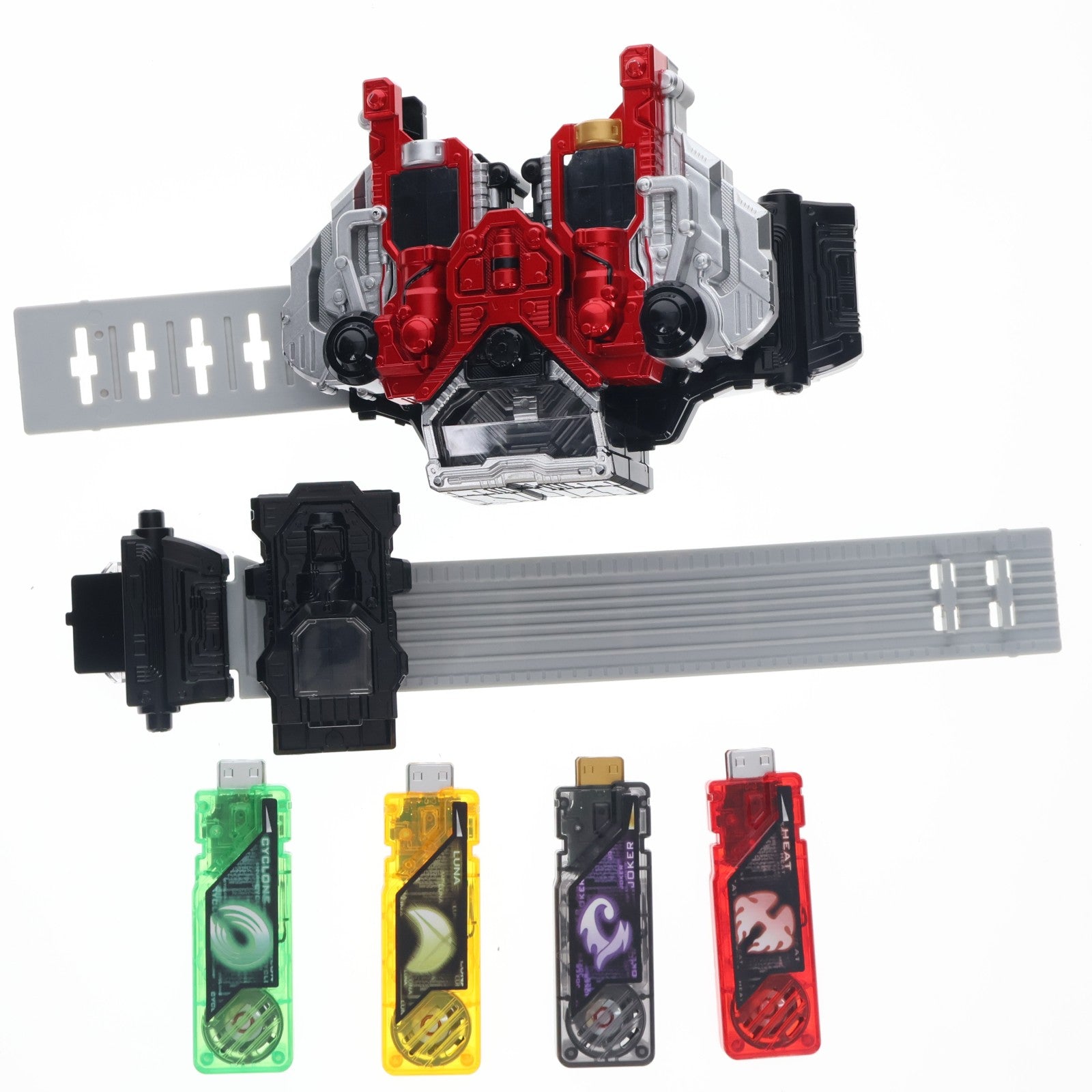 【中古即納】[TOY] 変身ベルト DXダブルドライバー 仮面ライダーW(ダブル) 完成トイ バンダイ(20090905)