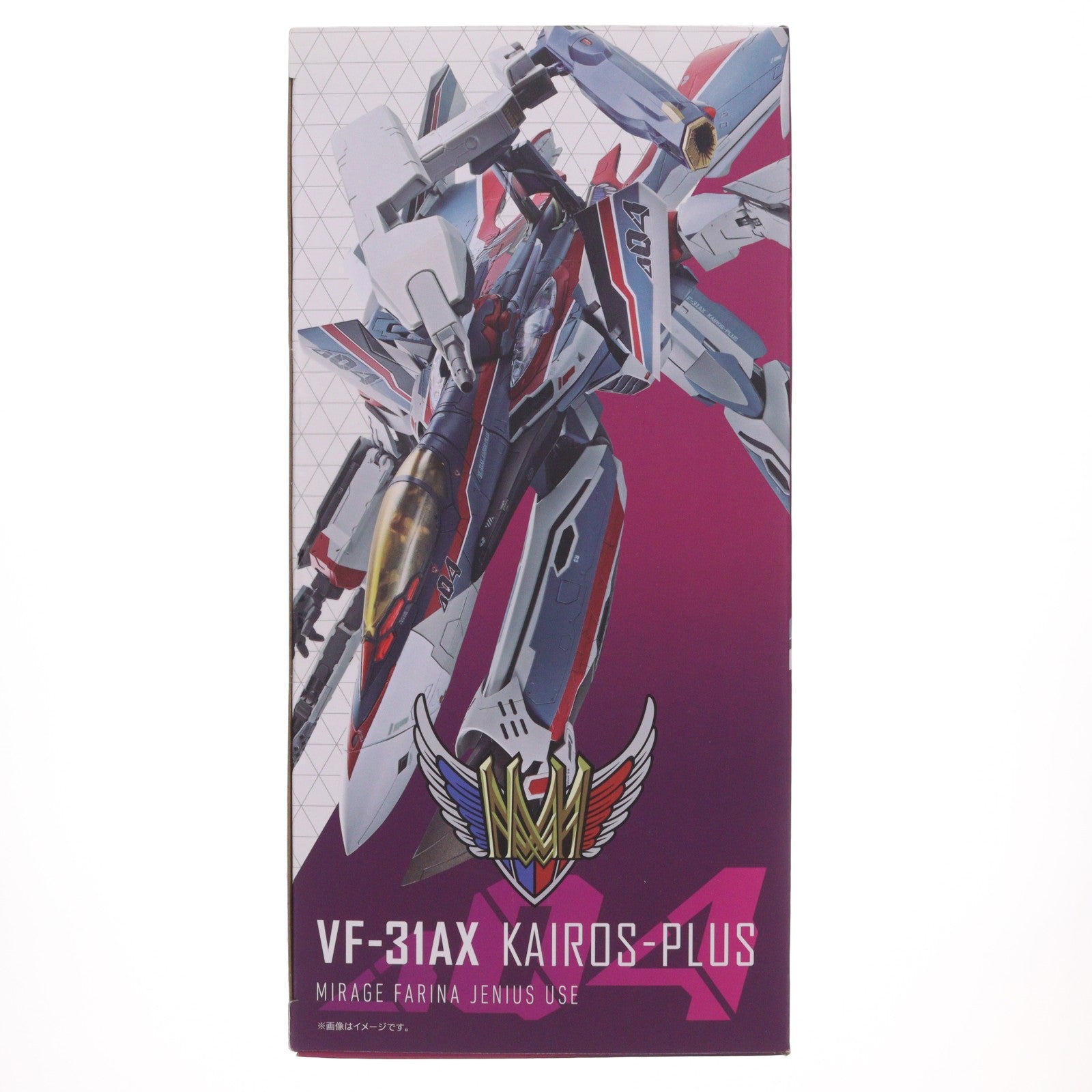 【中古即納】[TOY] DX超合金 劇場版 VF-31AX カイロスプラス(ミラージュ・ファリーナ・ジーナス機) 劇場版マクロスΔ(デルタ) 絶対LIVE!!!!!! 完成トイ バンダイスピリッツ(20220429)