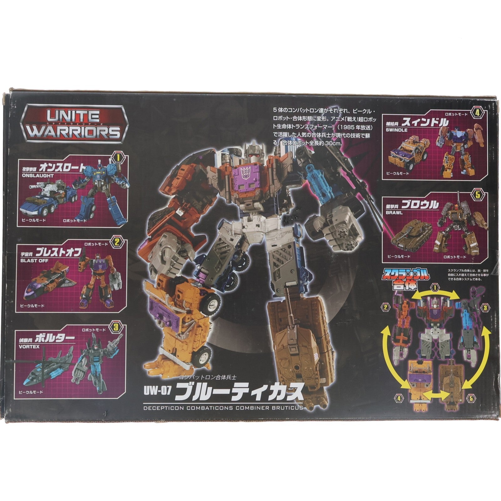 【中古即納】[TOY] トランスフォーマー ユナイトウォリアーズ UW07 ブルーティカス 完成トイ タカラトミー(20160625)