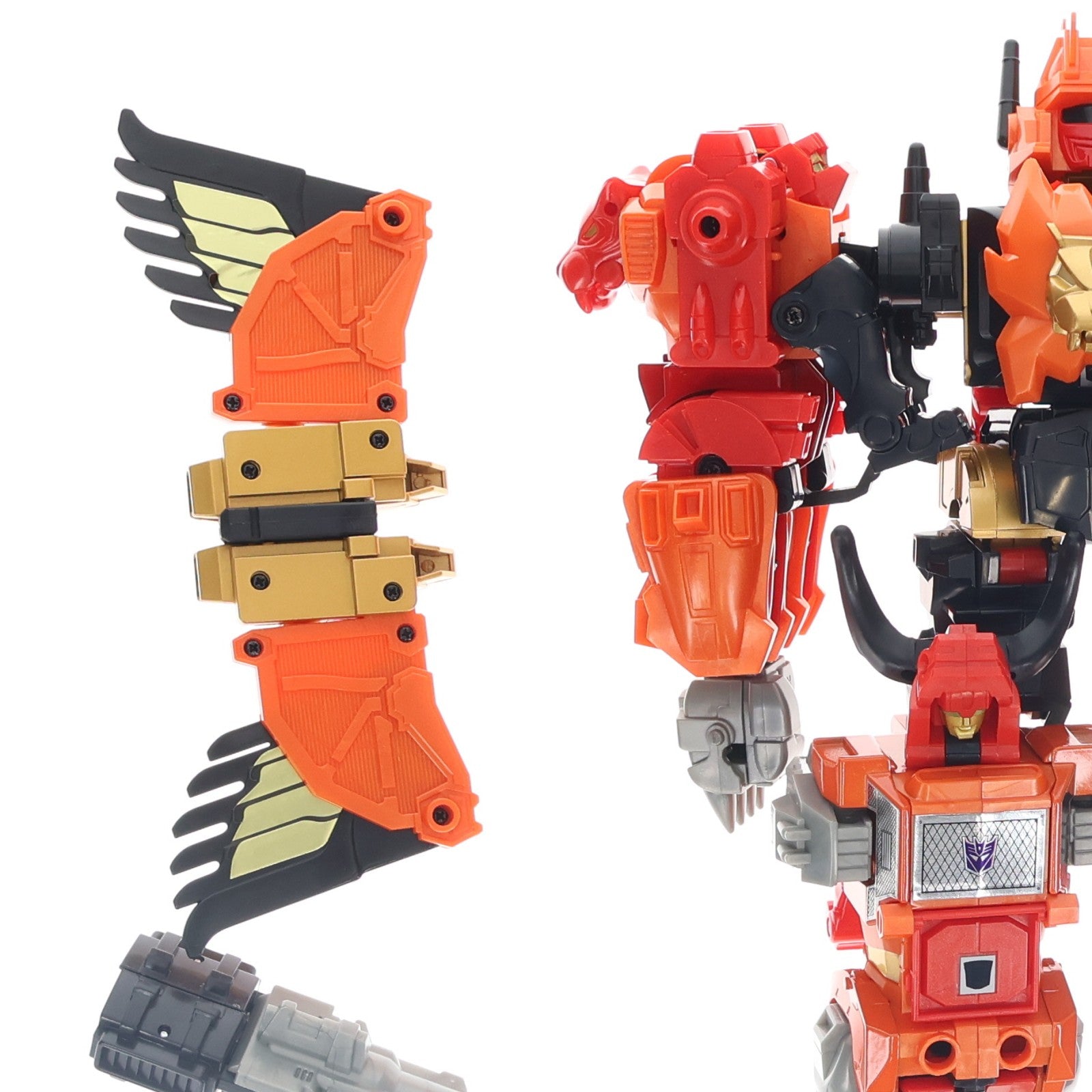 【中古即納】[TOY] トランスフォーマー 生誕20周年記念 D-78 アニマトロン/巨重合体兵 プレダキング 復刻版 完成トイ タカラ(20041209)